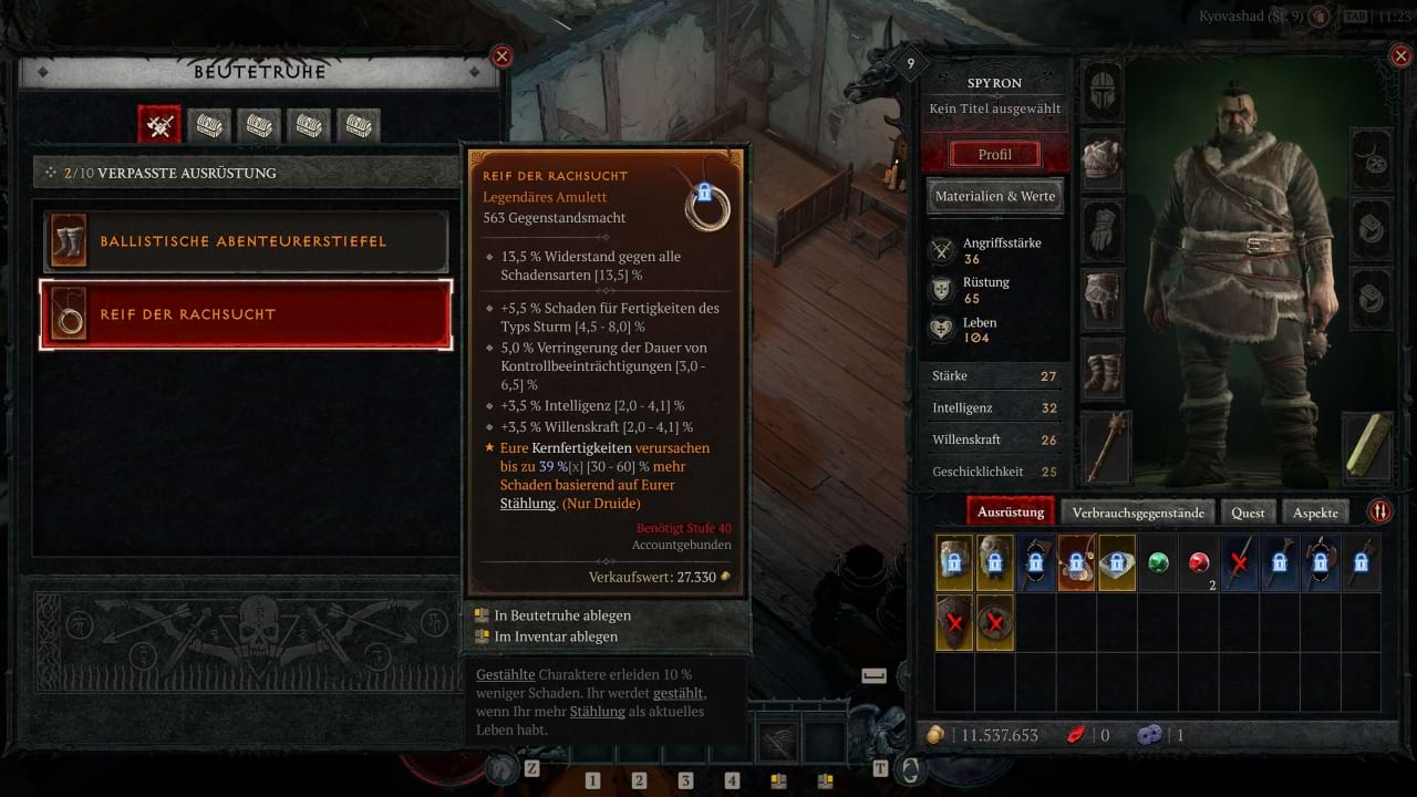 Twinks leveln in Diablo 4 - Ausrüstung