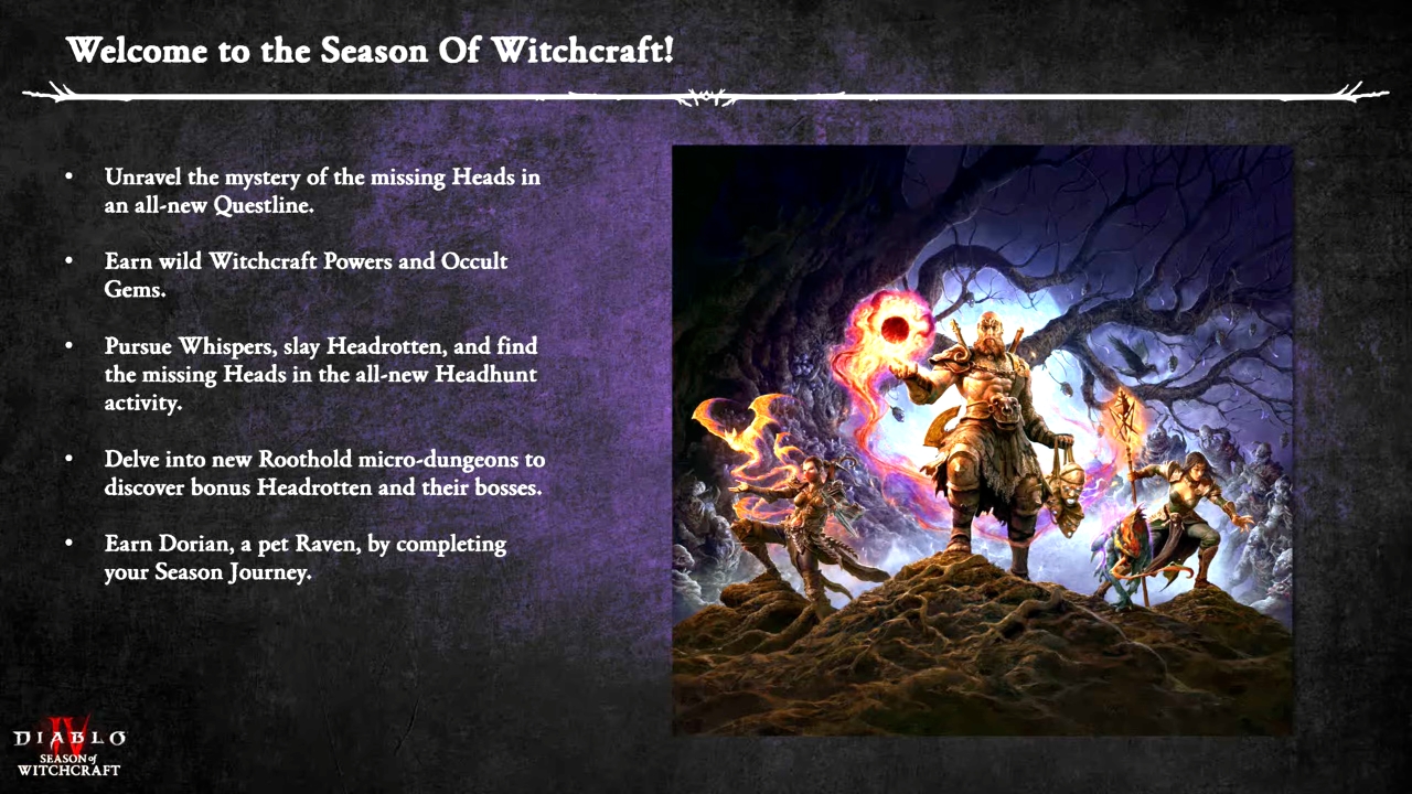 Diablo 4: Willkommen zur Saison der Hexenkunst!