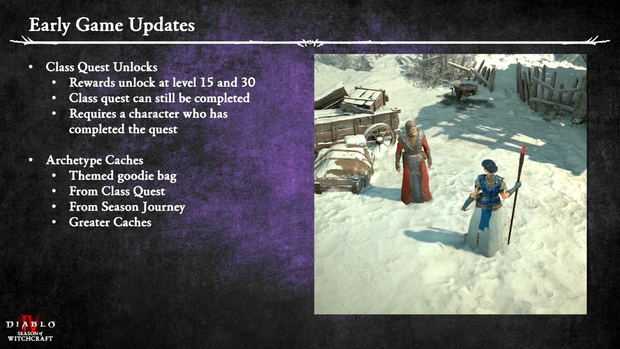 Diablo 4: Early-Game-Updates