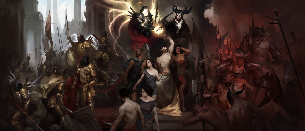 Inarius und Lilith aus Diablo
