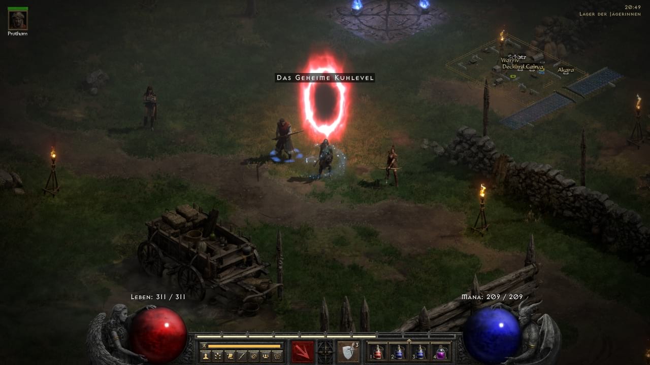 Diablo 2 Resurrected Kuhlevel Portal