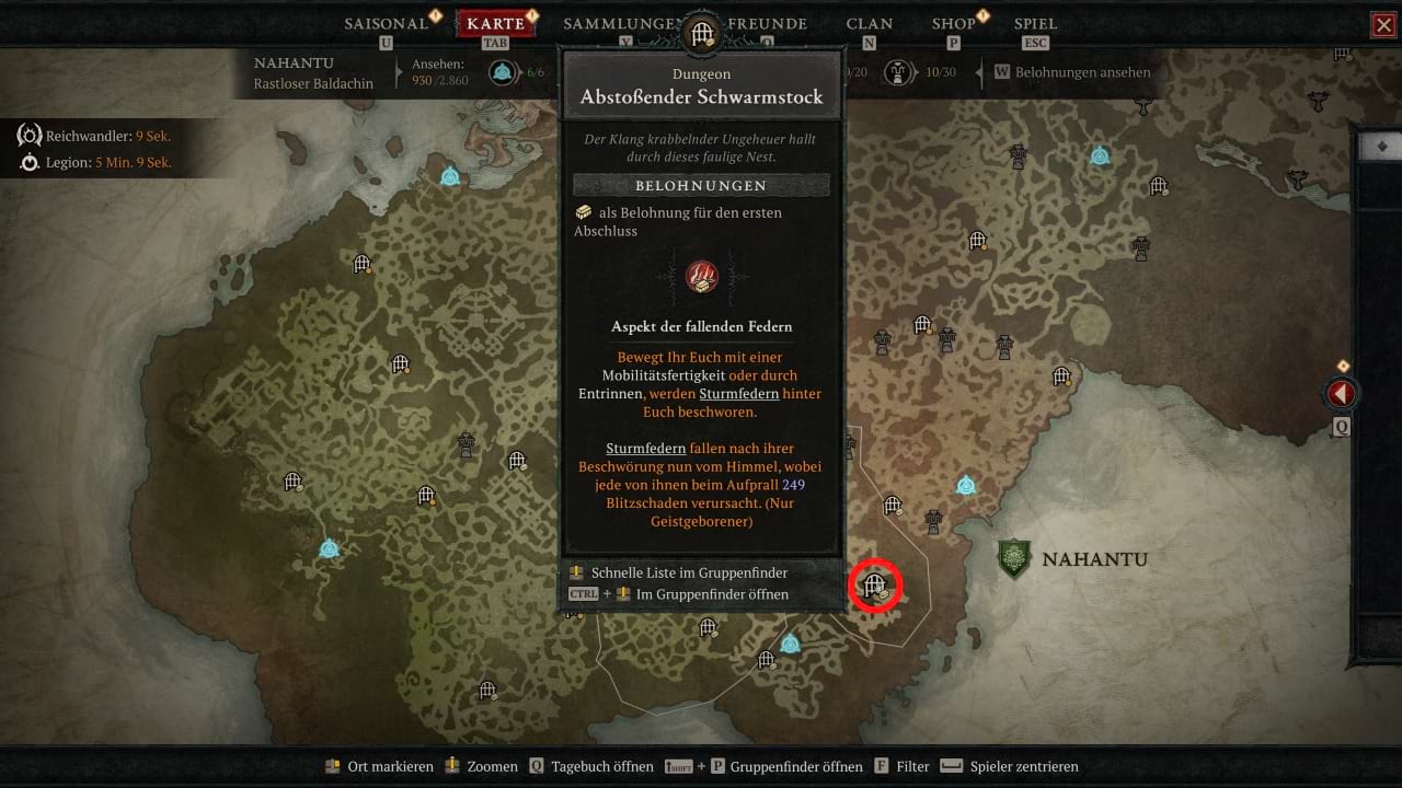Diablo 4 Abstoßender Schwarmstock Eingang