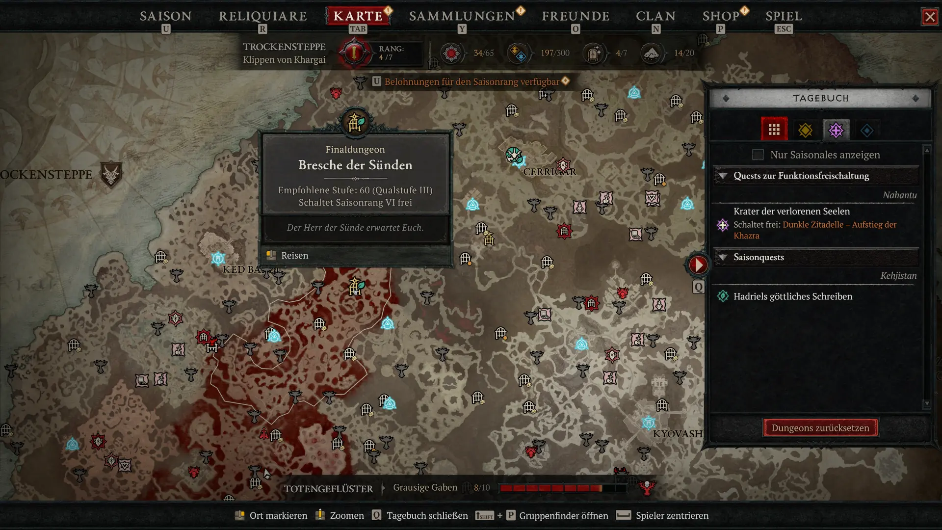 Diablo 4 Bresche der Sünden Eingang