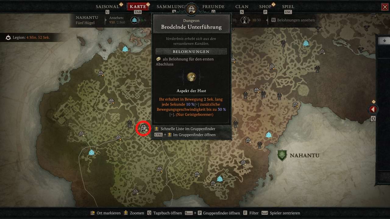 Diablo 4 Brodelnde Unterführung Eingang