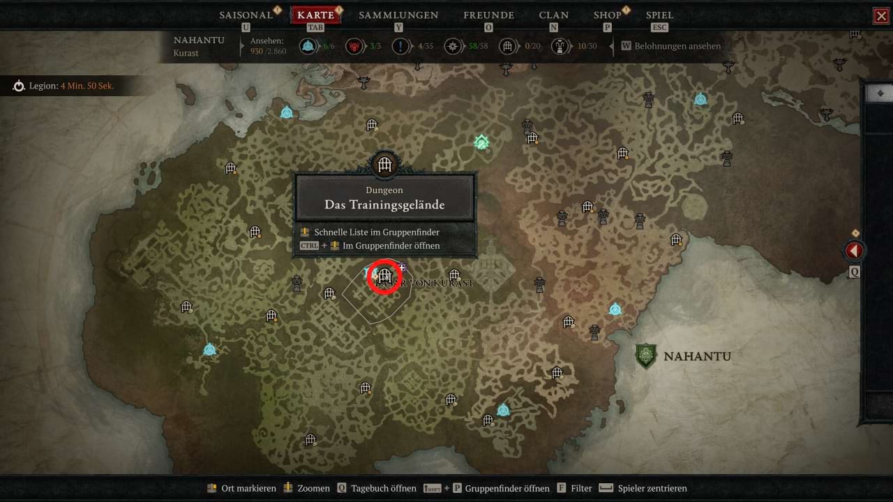Diablo 4 Das Trainingsgelände Eingang