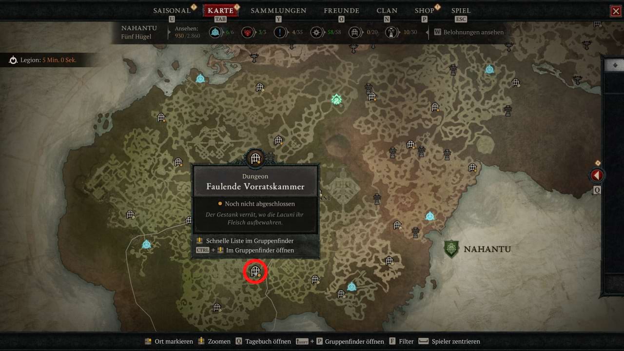 Diablo 4 Faulende Vorratskammer Eingang
