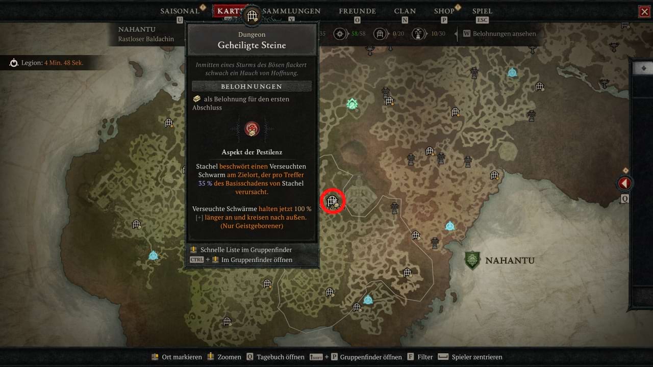 Diablo 4 Geheiligte Steine Eingang