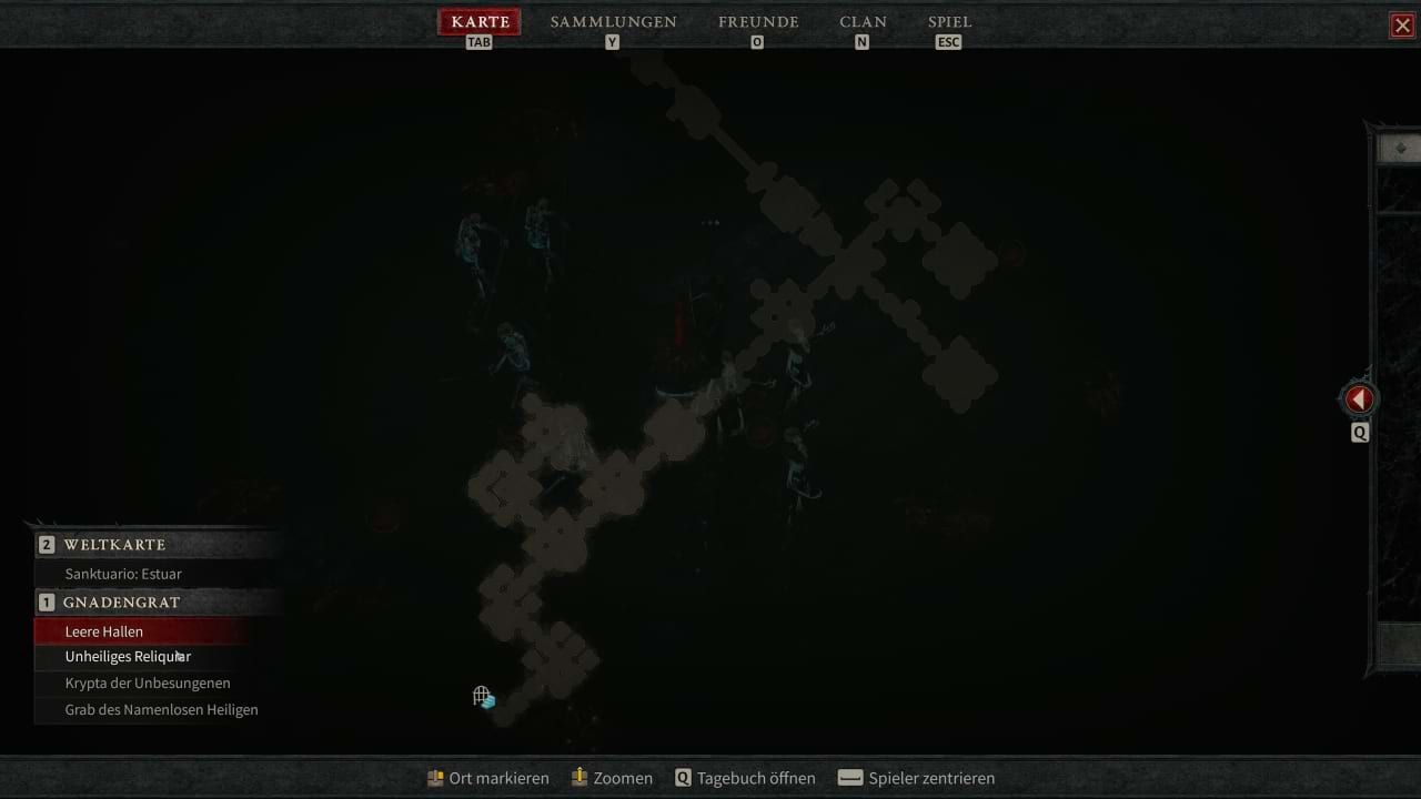 Diablo 4 Gnadengrat Karte