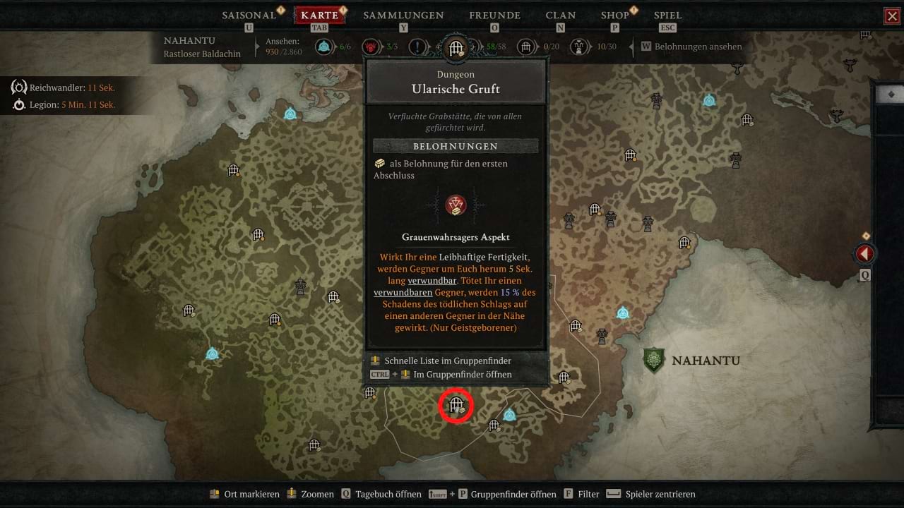 Diablo 4 Ularische Gruft Eingang
