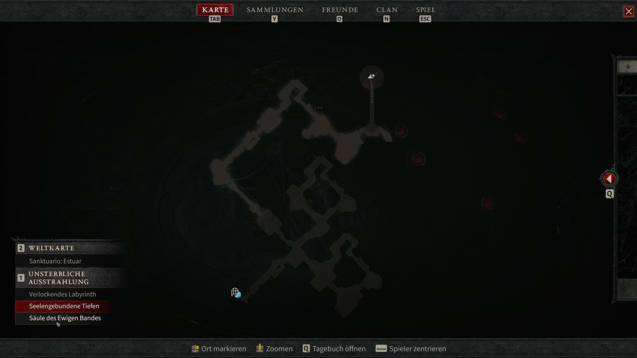 Diablo 4 Unsterbliche Ausstrahlung Karte