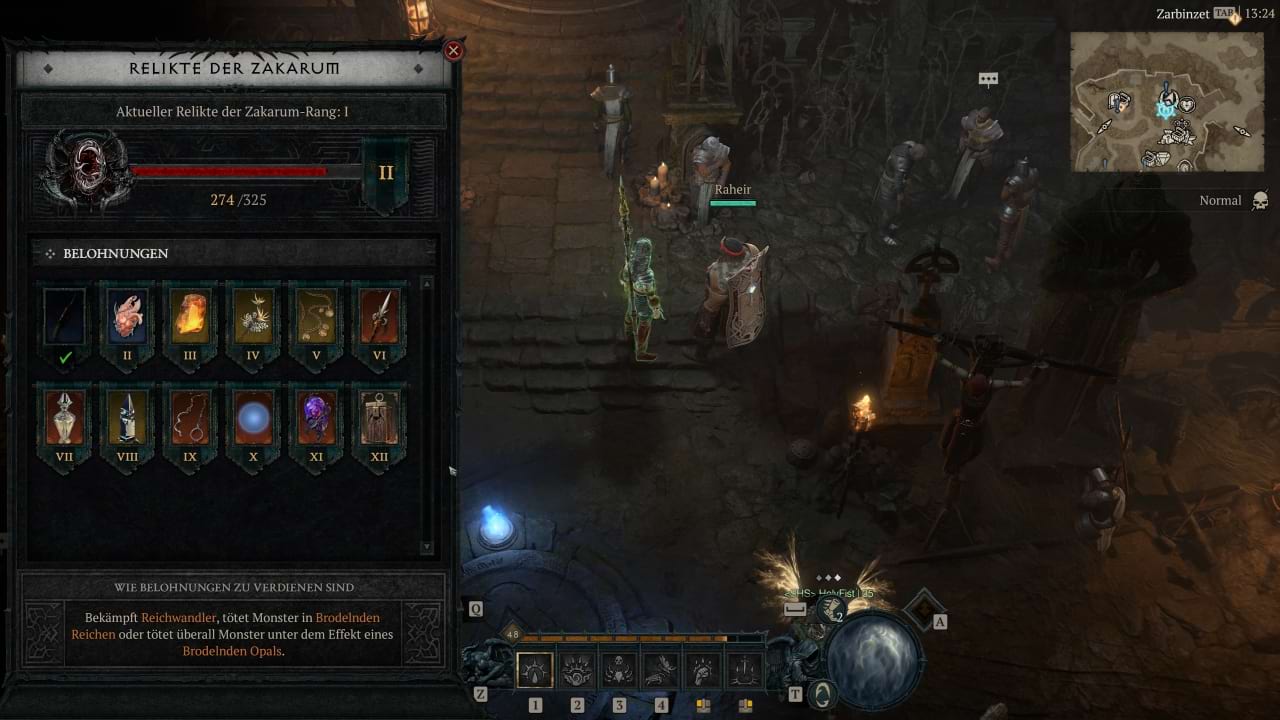 Diablo 4: Relikte der Zakarum Belohnungen