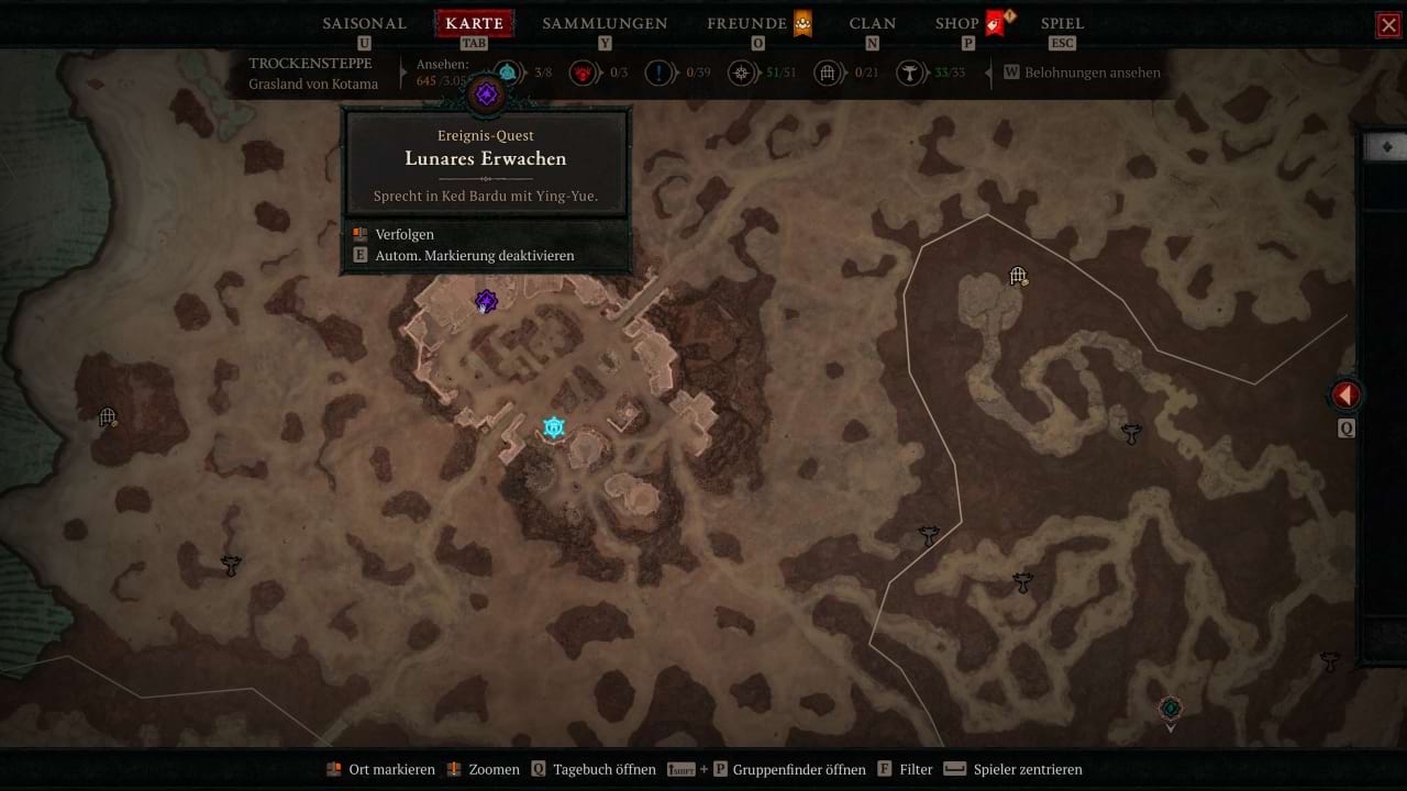 Diablo 4 Lunares Erwachen: Ereignis Quest