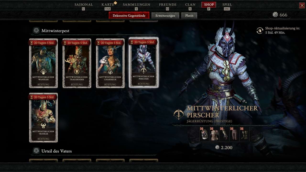 Diablo 4 Mittwinterpest - Mittwinterlicher Pirscher