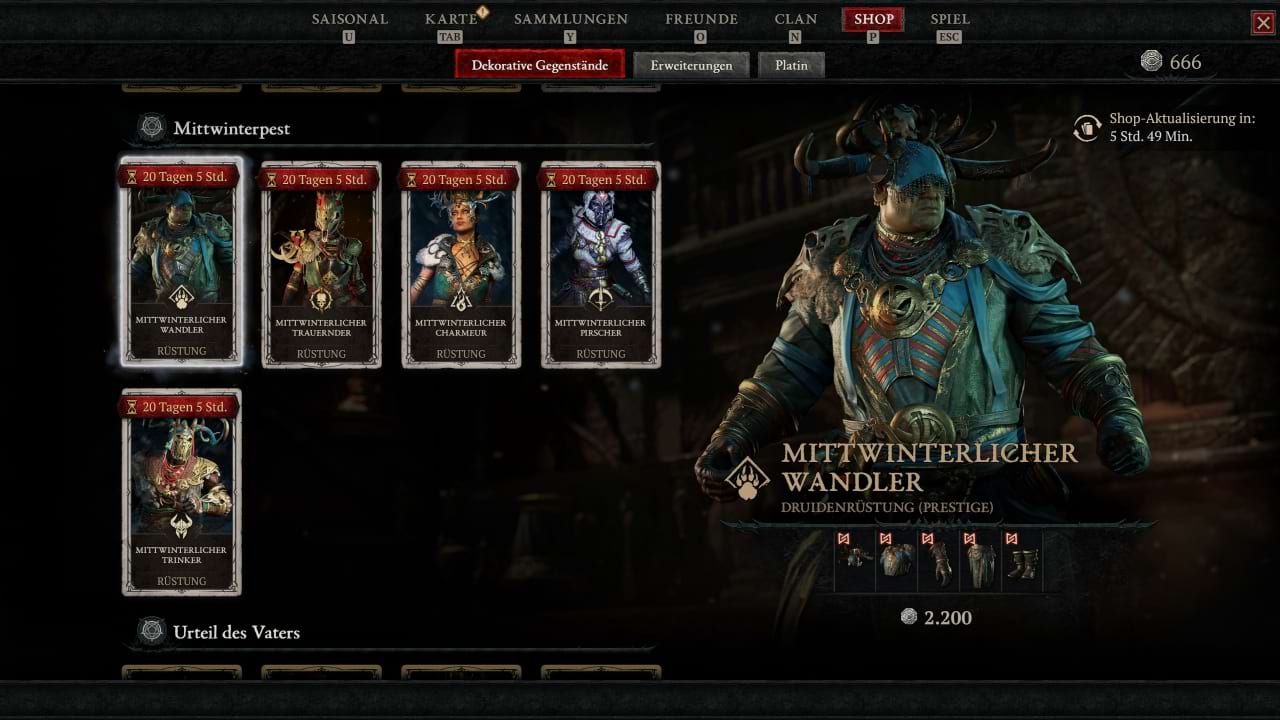 Diablo 4 Mittwinterpest - Mittwinterlicher Wandler
