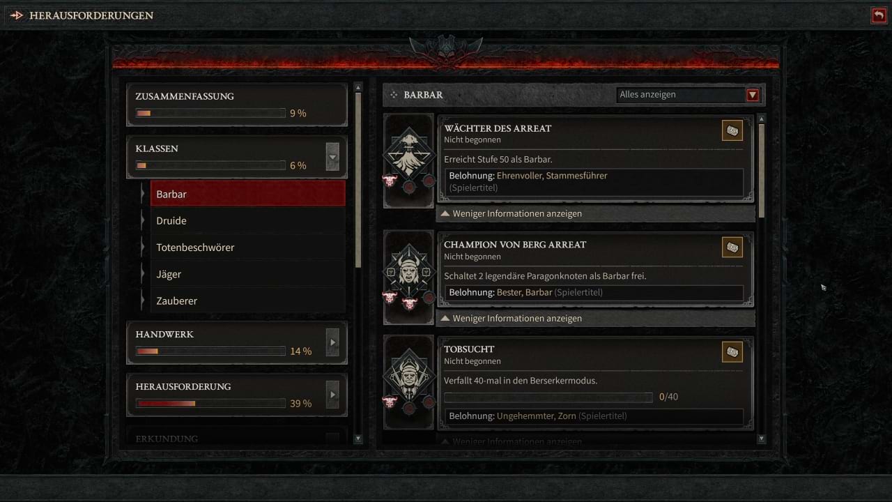Diablo 4 Erfolge