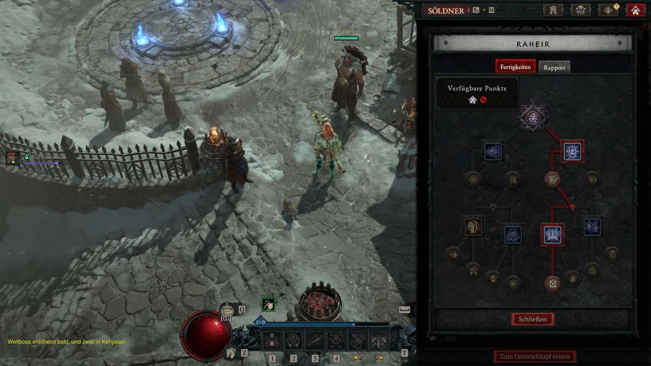 Diablo 4: Auswahl der Söldner-Fähigkeiten für den Blood Wave Necromancer Build
