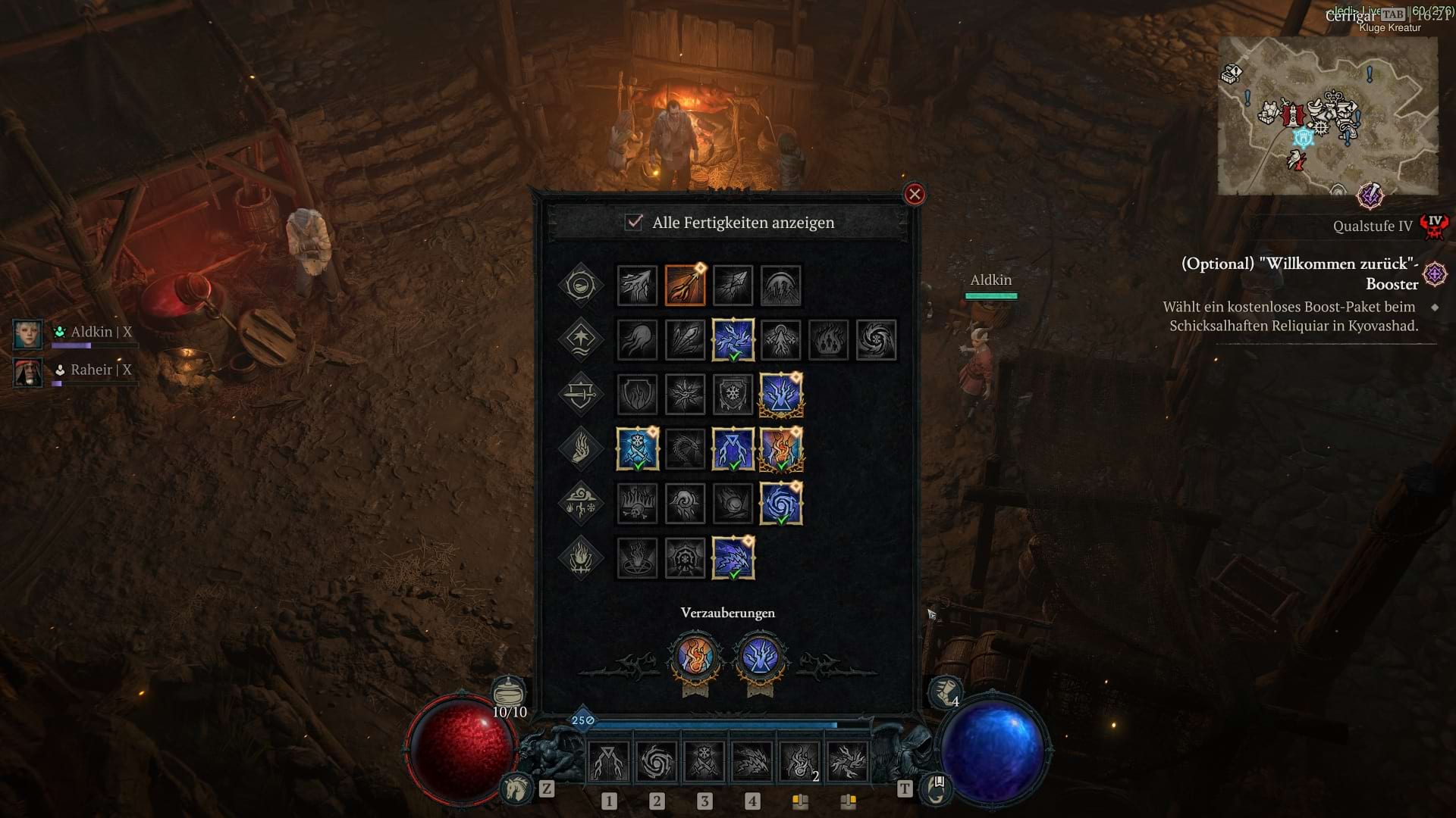 Diablo 4: Verzauberungen für den Ball Lightning Spear Sorc Build