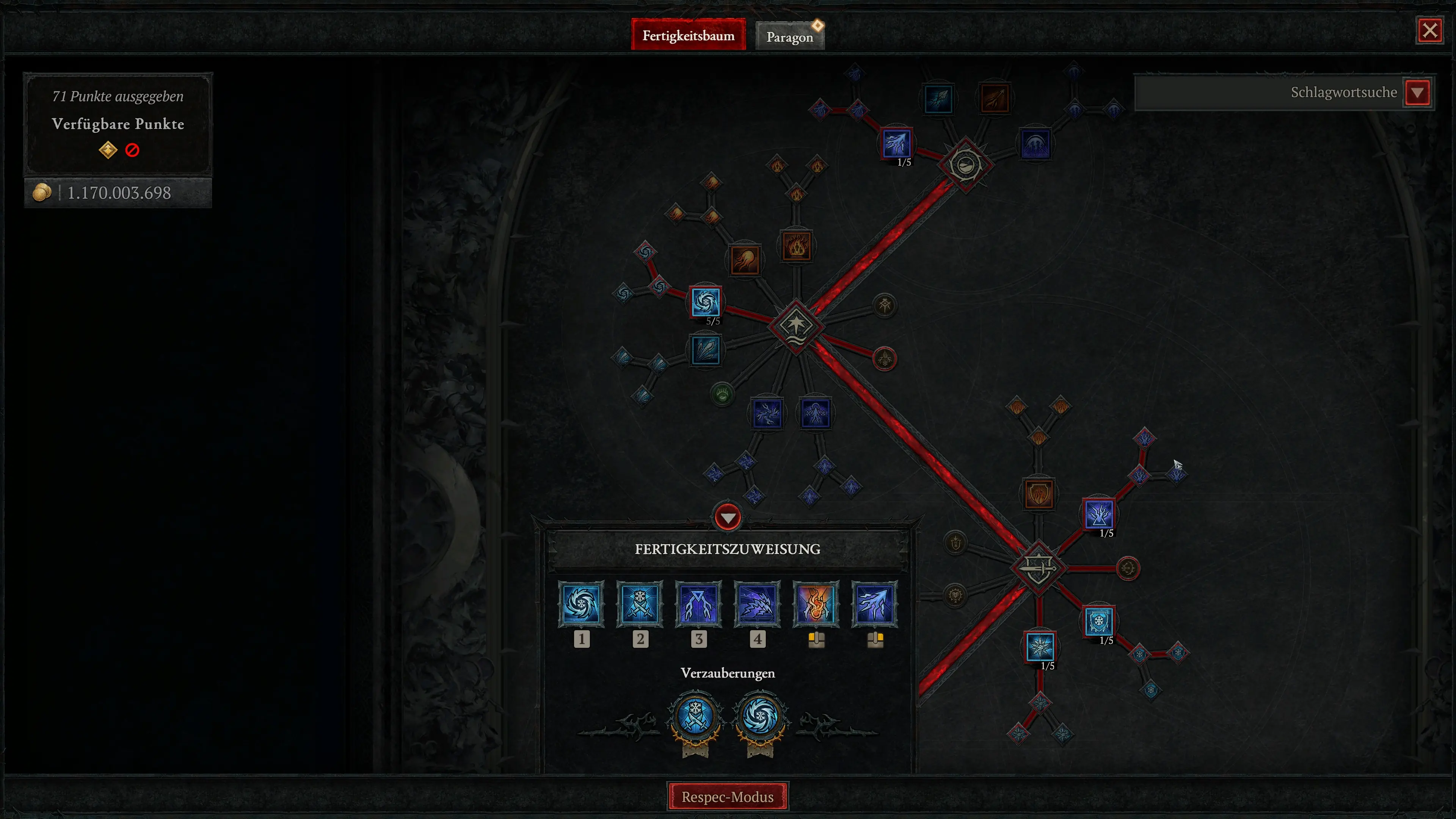 Frozen Orb Sorcerer Skillung für den Zauberer in Season 11 von Diablo 4