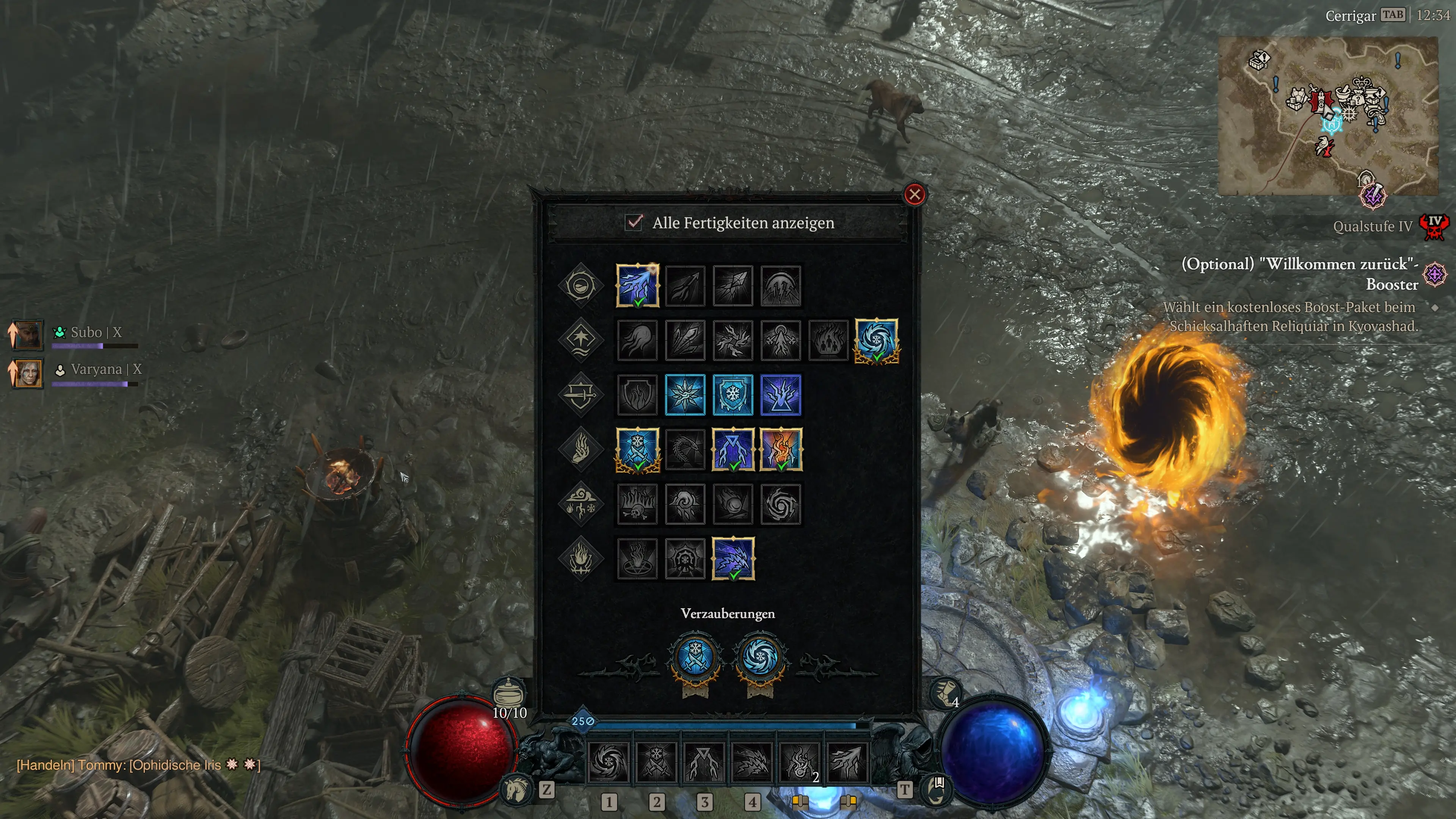 Die besten Verzauberungen für den Frozen Orb Sorcerer Build in Season 11