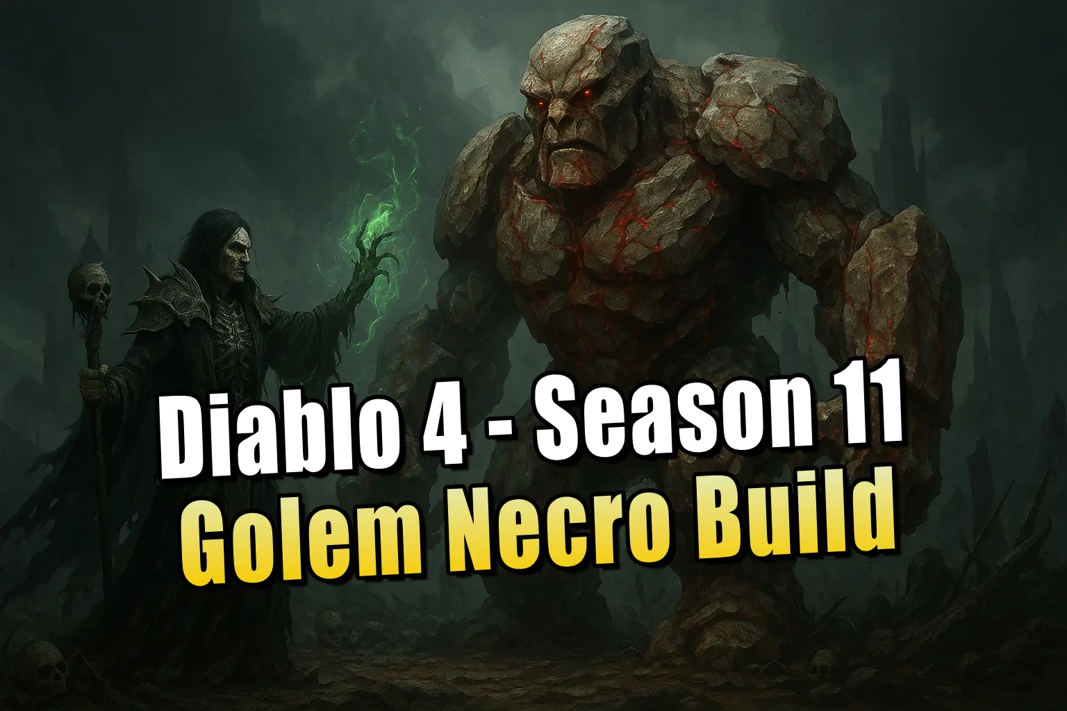 Diablo 4 Season 11: Golem Necro Build für den Totenbeschwörer