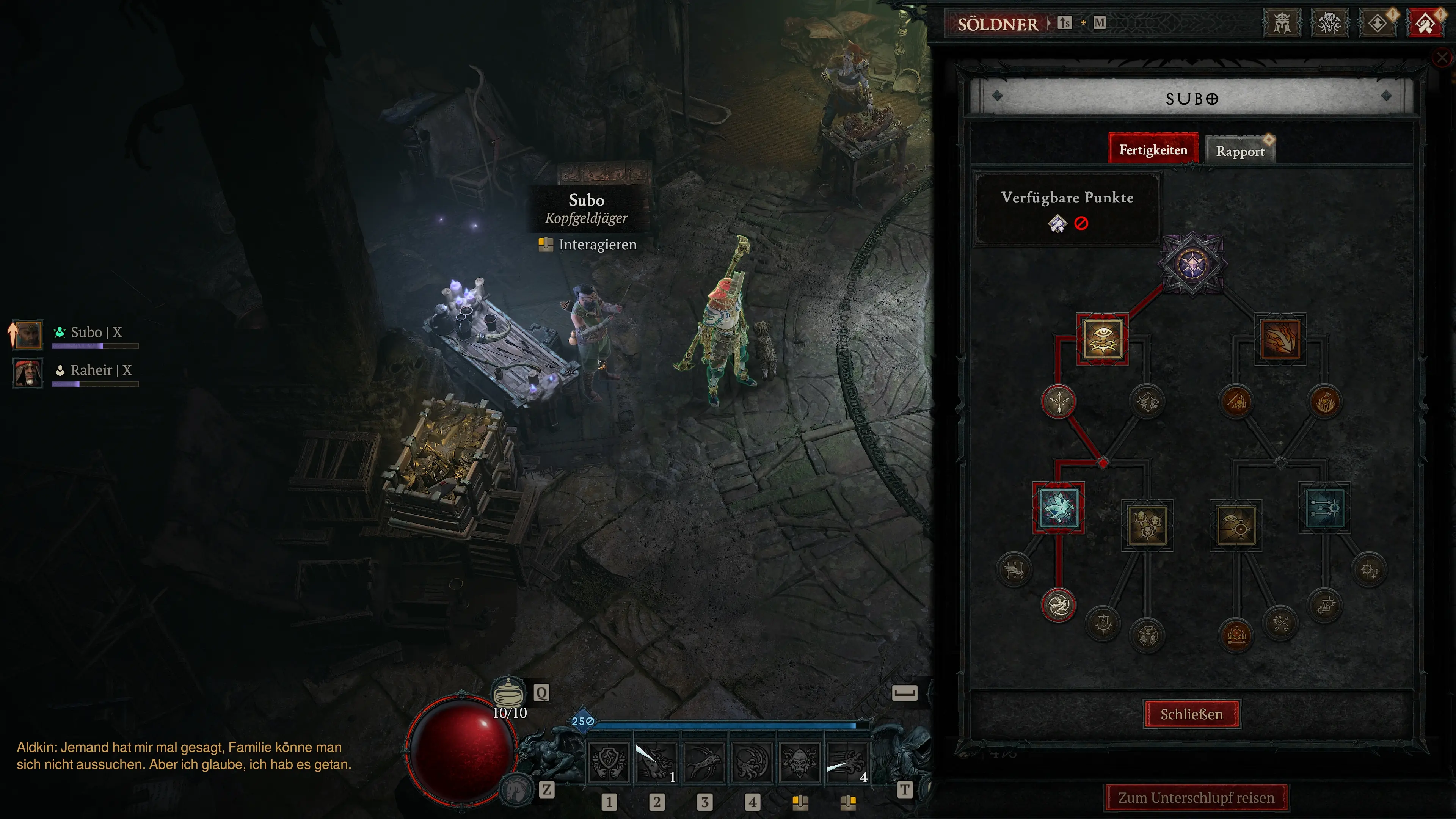 Diablo 4: Auswahl der Söldner-Fähigkeiten für den Heartseeker Rogue Build