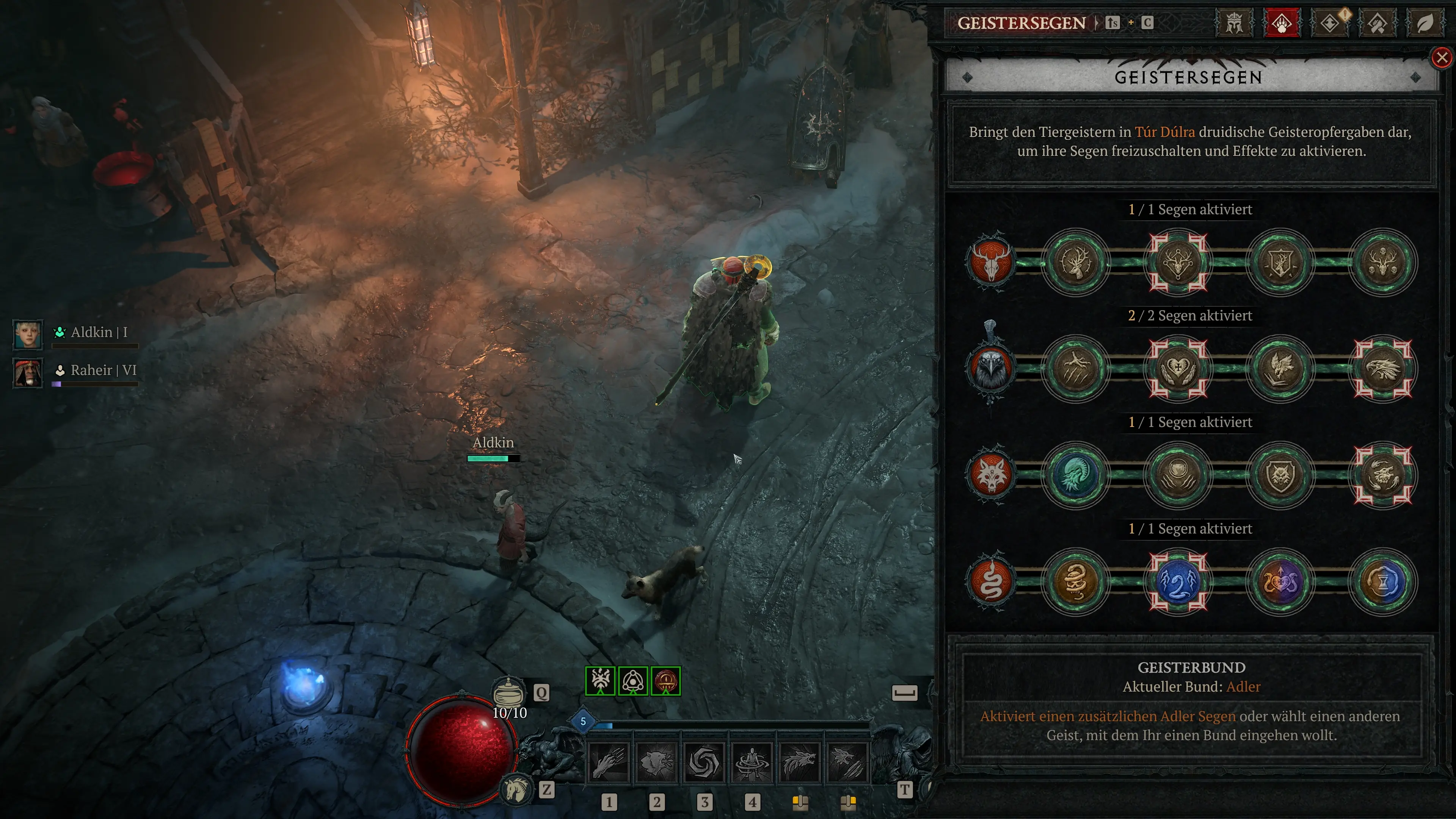 Diablo 4: Die besten Geistersegen für den Lacerate Druid Build in Season 11