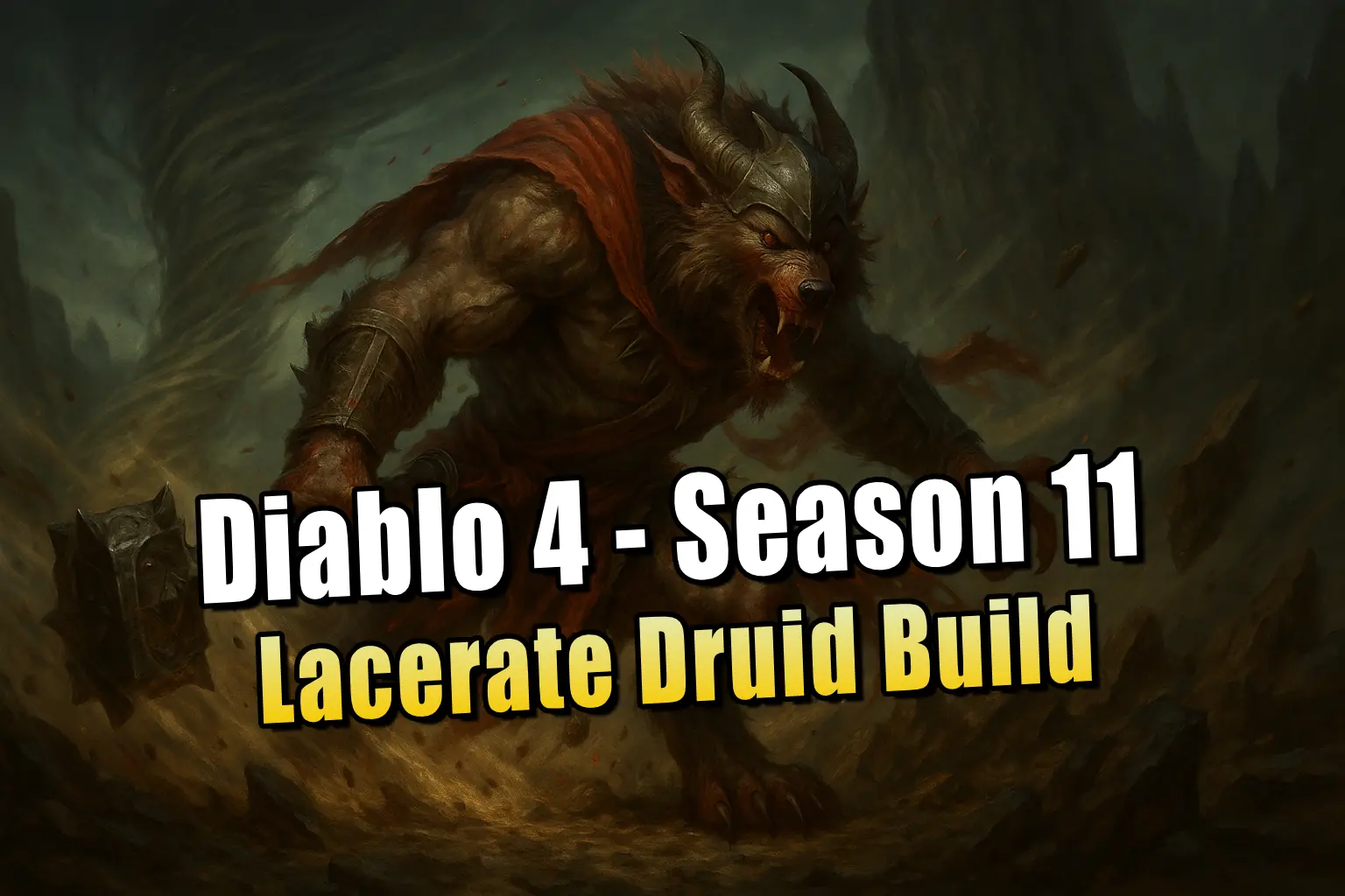 Diablo 4 Season 11: Lacerate Druid Build für den Druiden