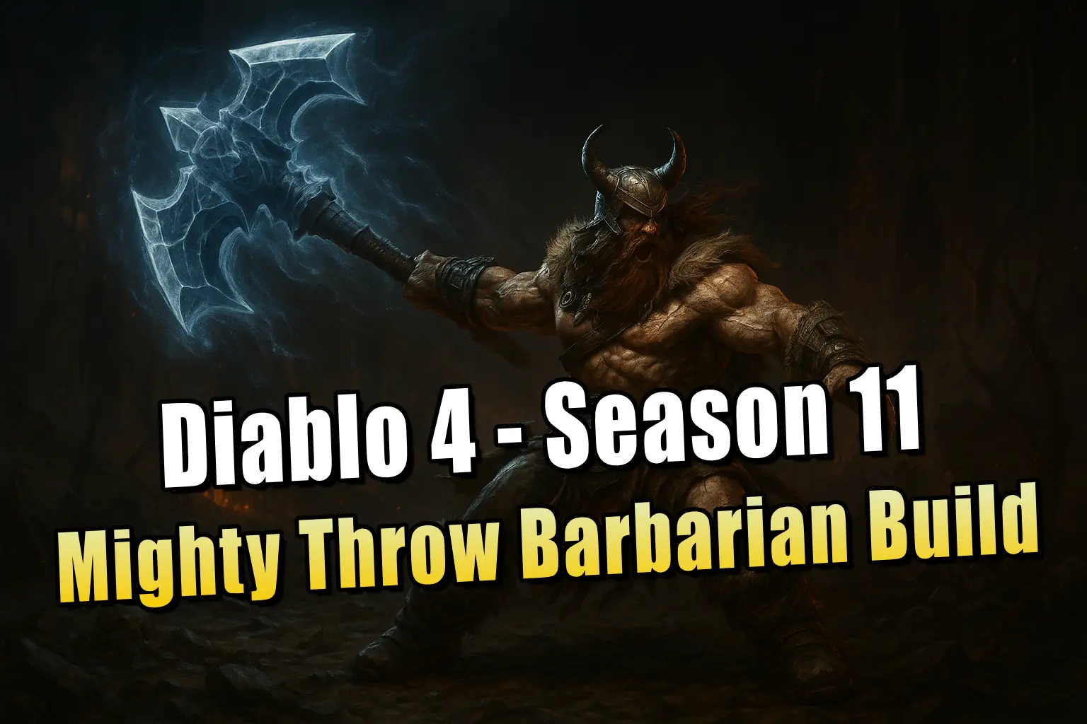 Diablo 4 Season 11: Mighty Throw Barbarian Build für den Barbaren