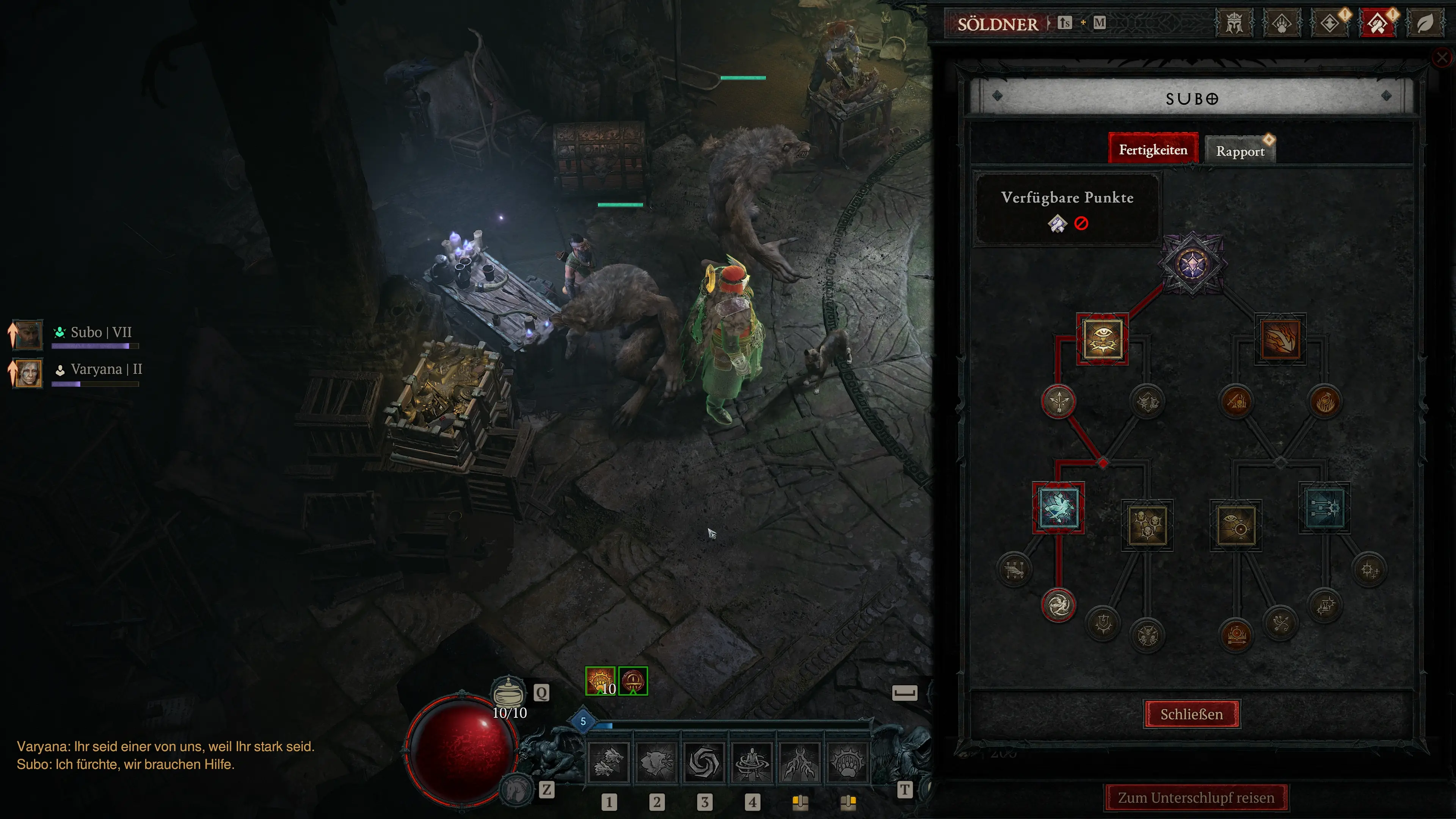 Diablo 4: Auswahl der Söldner-Fähigkeiten für den Pulverize Druid Build