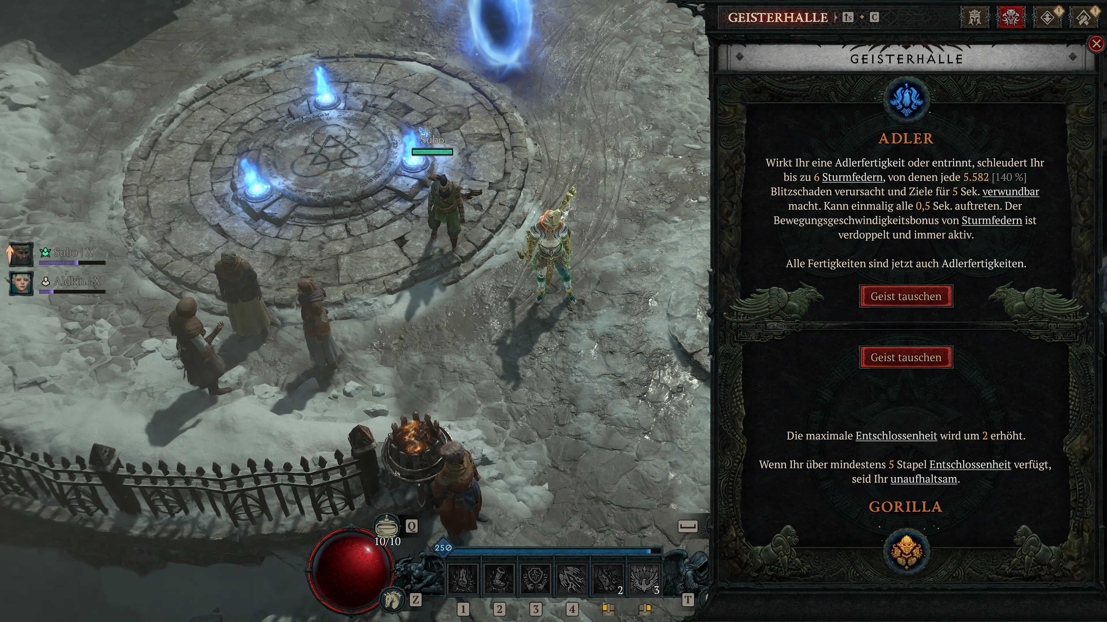 Die besten Fertigkeiten in der Geisterhalle für den Quill Volley Spiritborn Build in Season 11