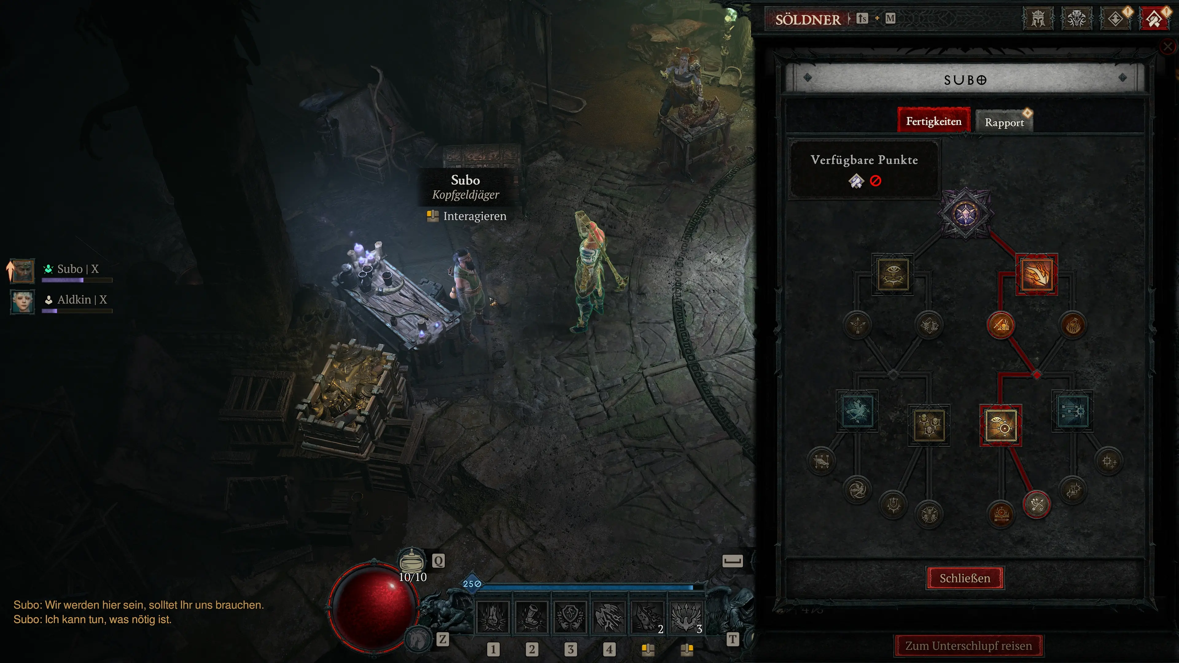 Diablo 4: Auswahl der Söldner-Fähigkeiten für den Quill Volley Spiritborn Build