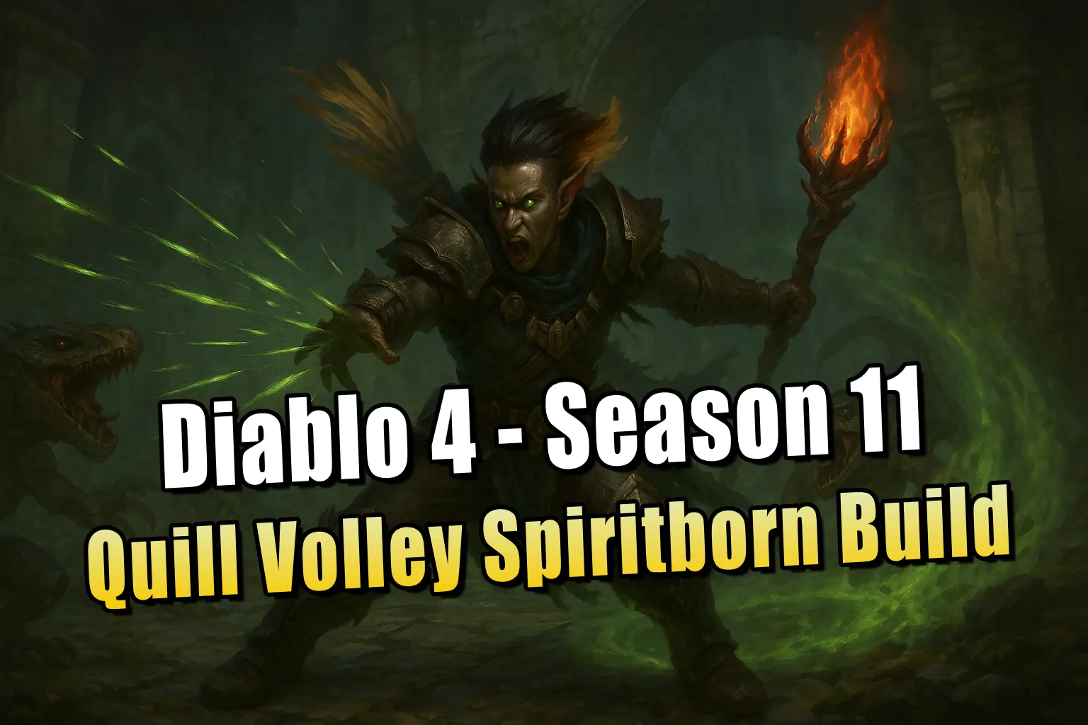 Diablo 4 Season 11: Quill Volley Spiritborn Build für den Geistgeborenen