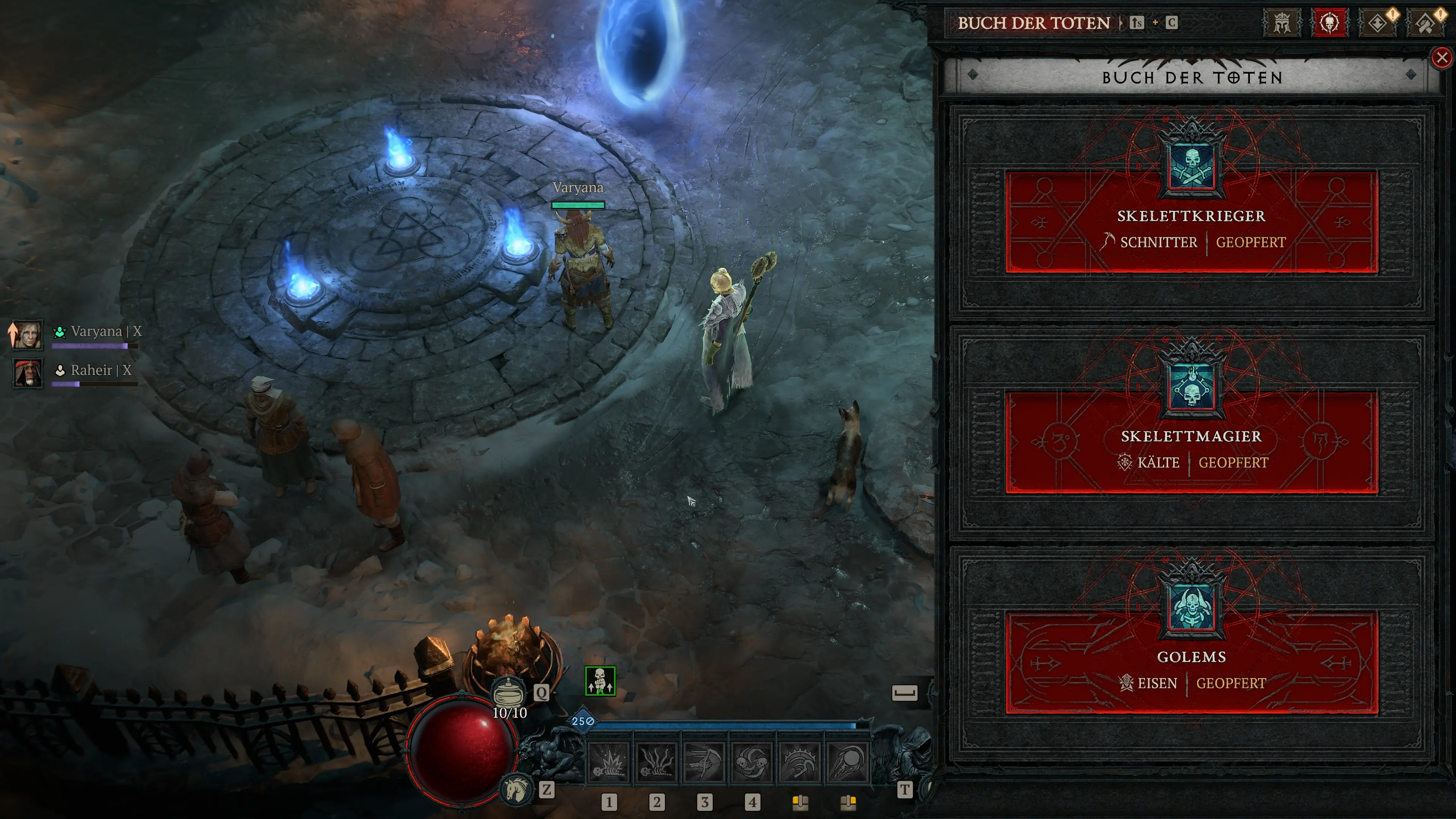 Die besten Fähigkeiten beim Buch der Toten für den Shadowblight Necro Build in Season 11