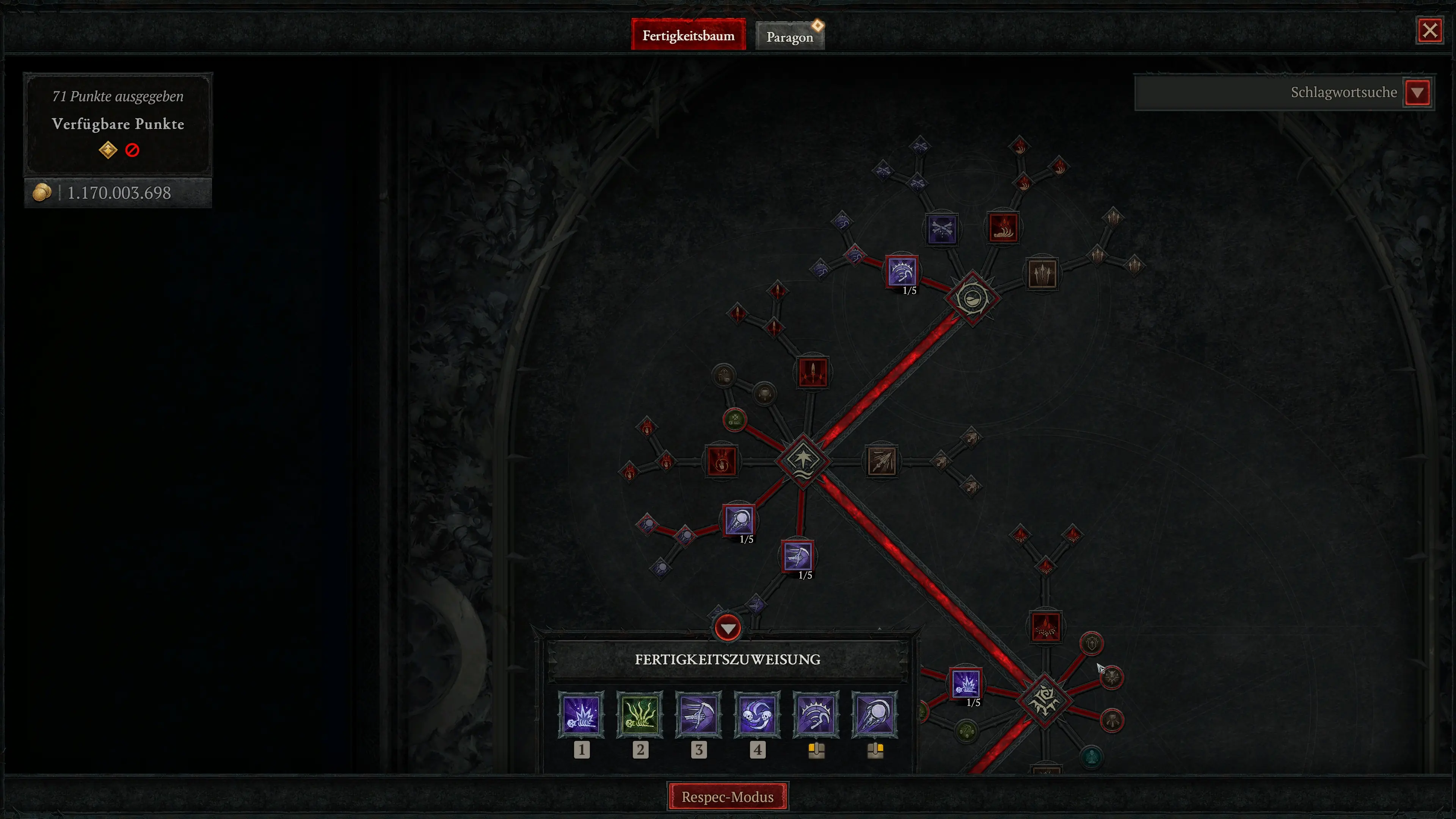 Shadowblight Necro Skillung für den Totenbeschwörer in Season 11 von Diablo 4