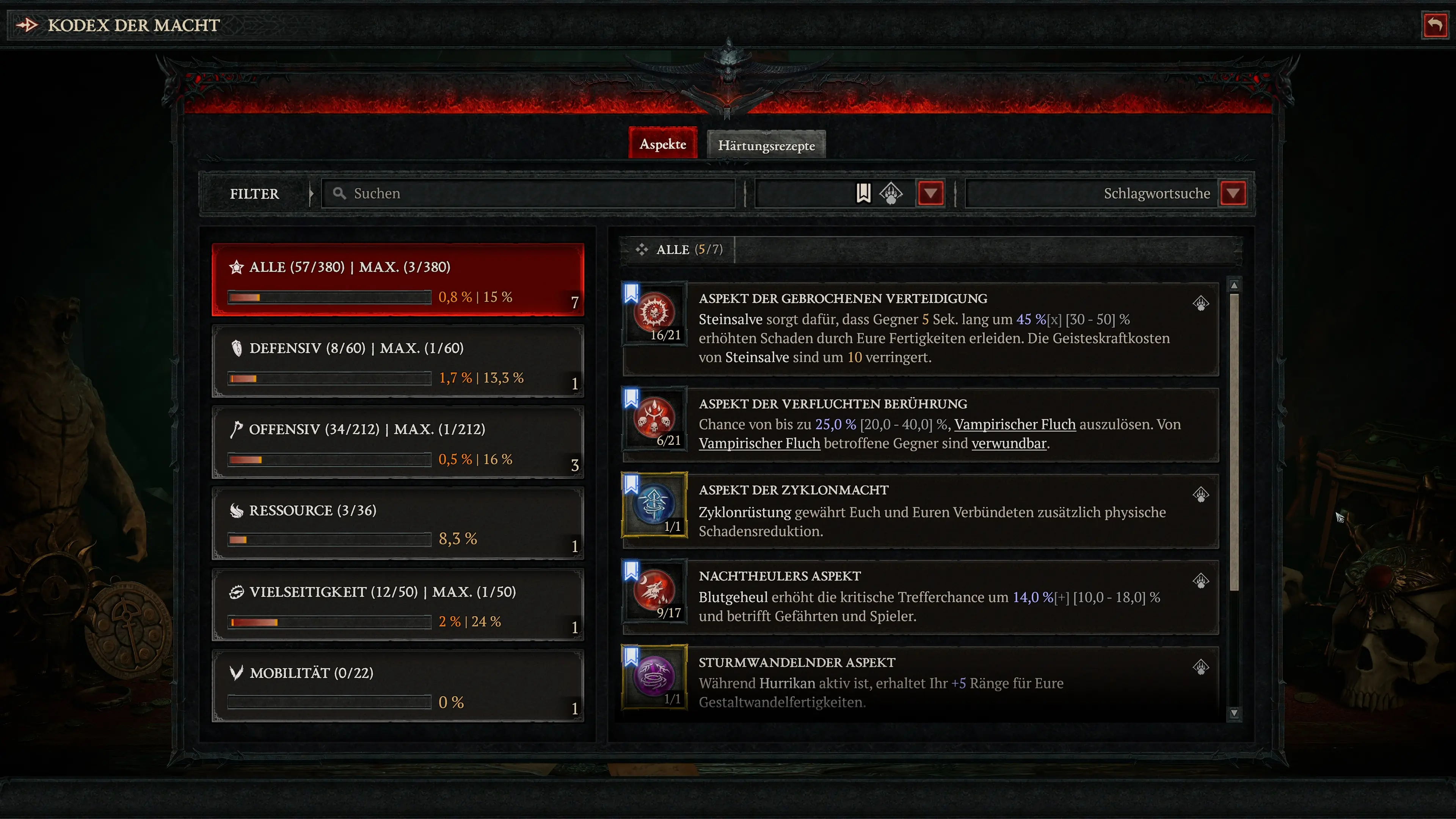 Diablo 4: Aspekte für den Support Druid Build