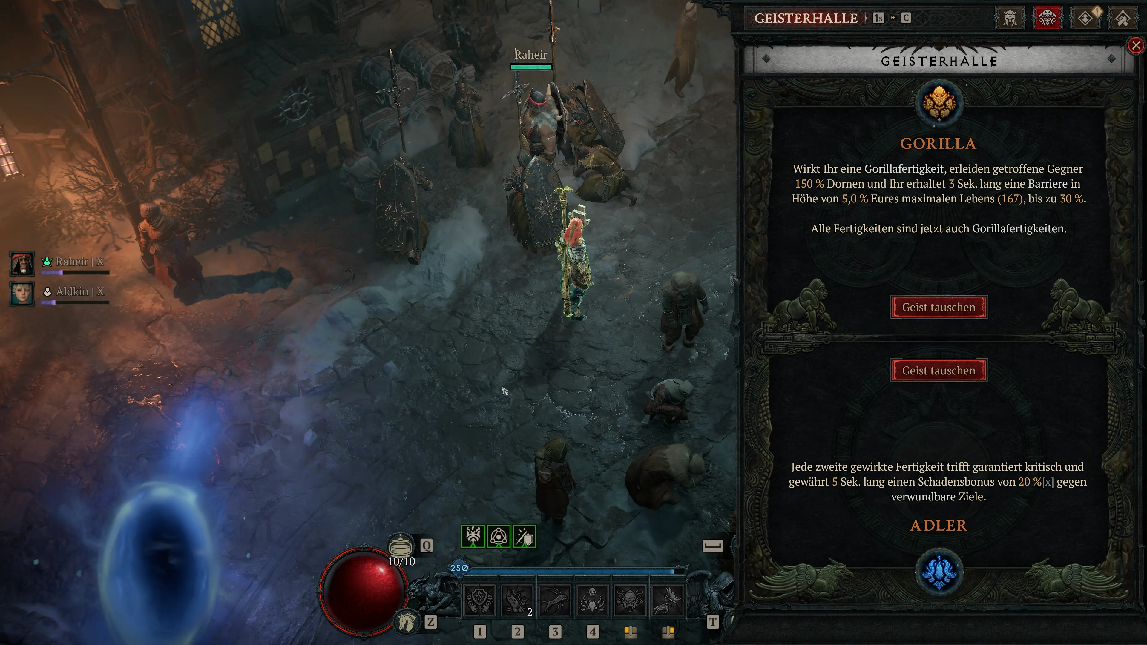 Die besten Fertigkeiten in der Geisterhalle für den Touch of Death Spiritborn Build in Season 11