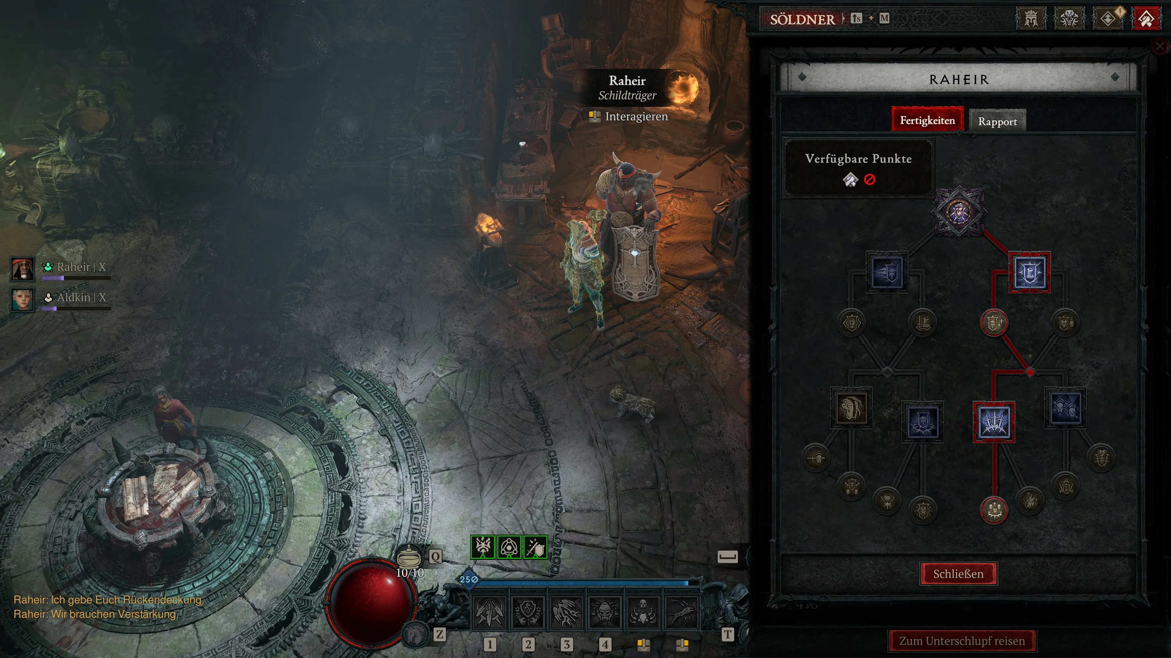 Diablo 4: Auswahl der Söldner-Fähigkeiten für den Touch of Death Spiritborn Build