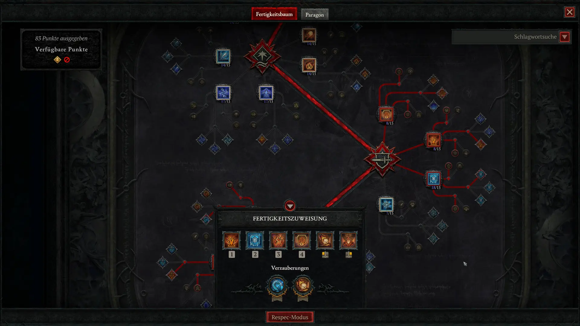 Meteor Skillung für den Zauberer in Season 14 von Diablo 4