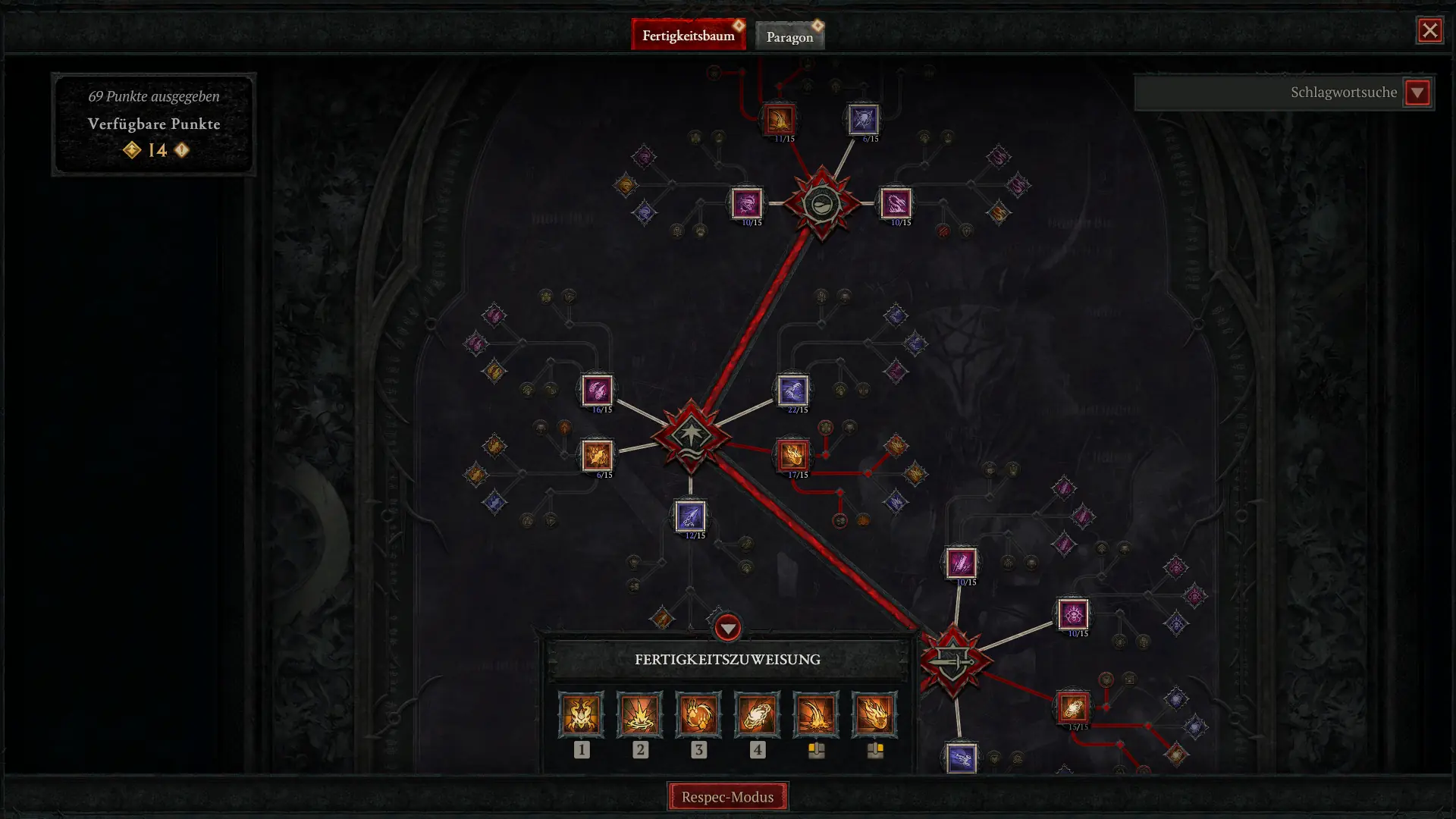 Abodian Skillung für den Hexenmeister in Season 15 von Diablo 4