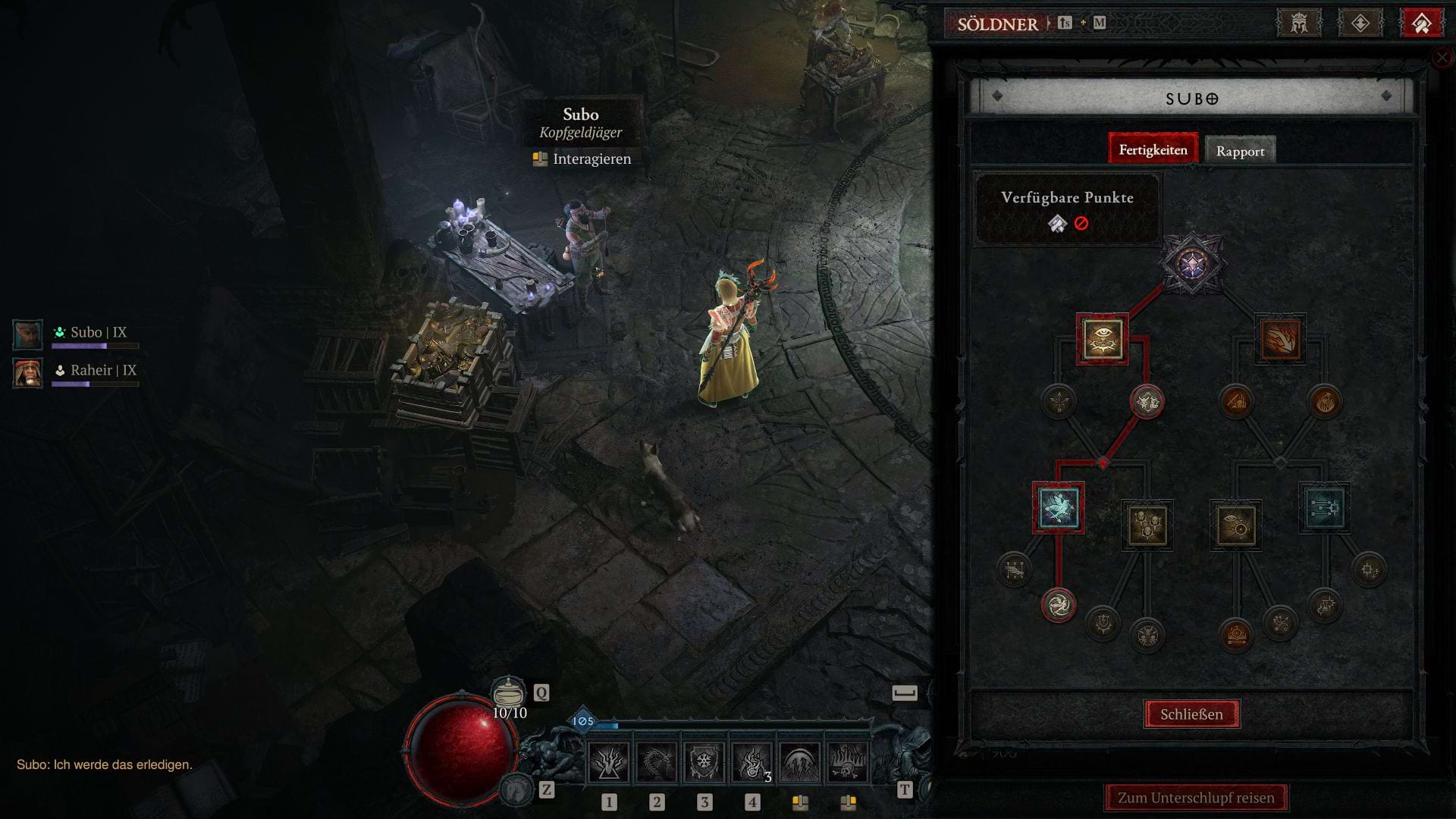 Diablo 4: Auswahl der Söldner-Fähigkeiten für den Blizzard Sorcerer Build