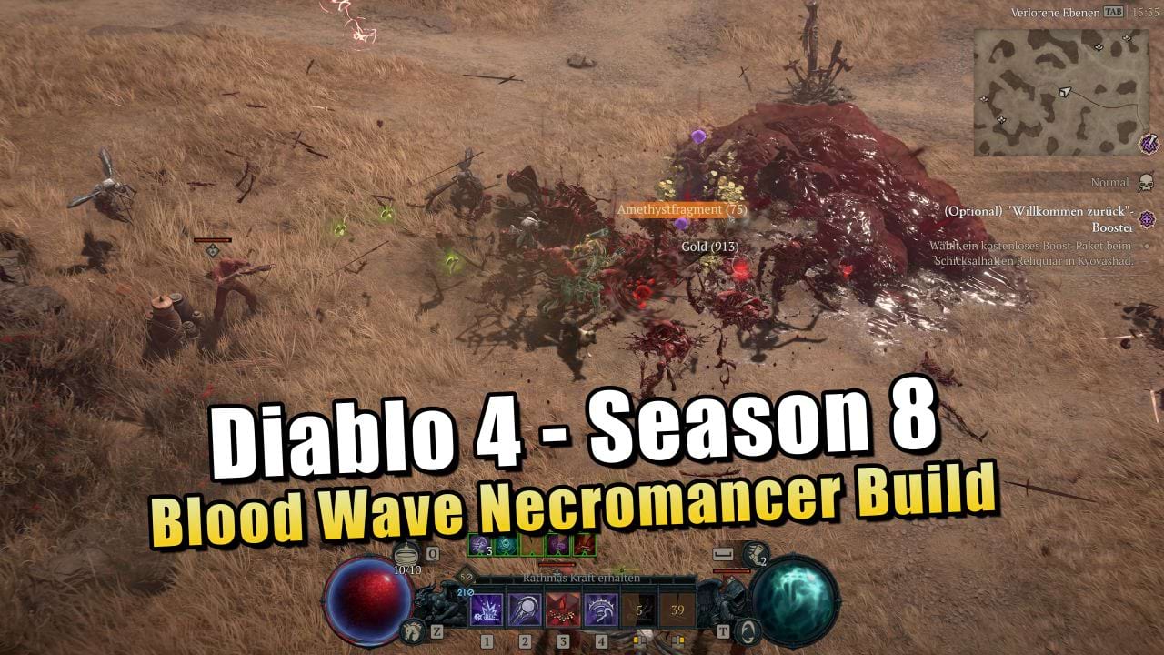 Diablo 4 Season 8: Guide für den Blood Wave Necromancer Build