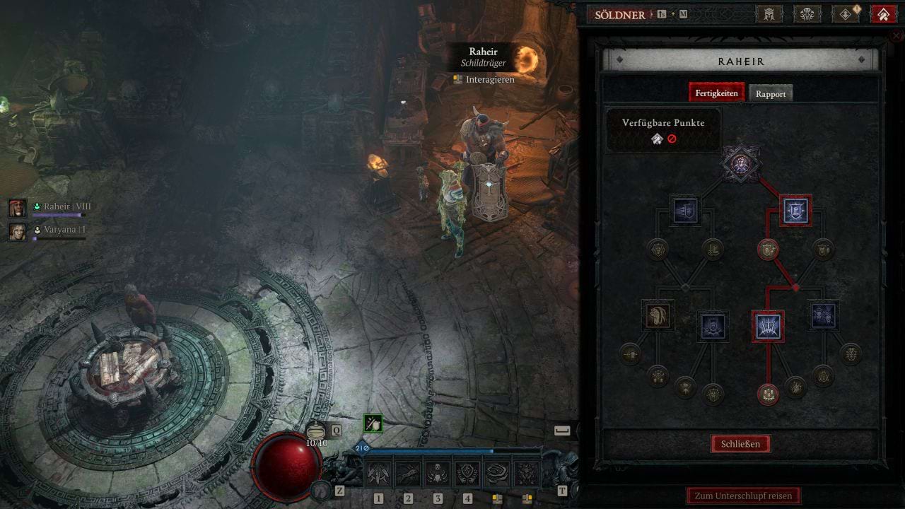 Diablo 4: Auswahl der Söldner-Fähigkeiten für den Cataclysm Druid Build