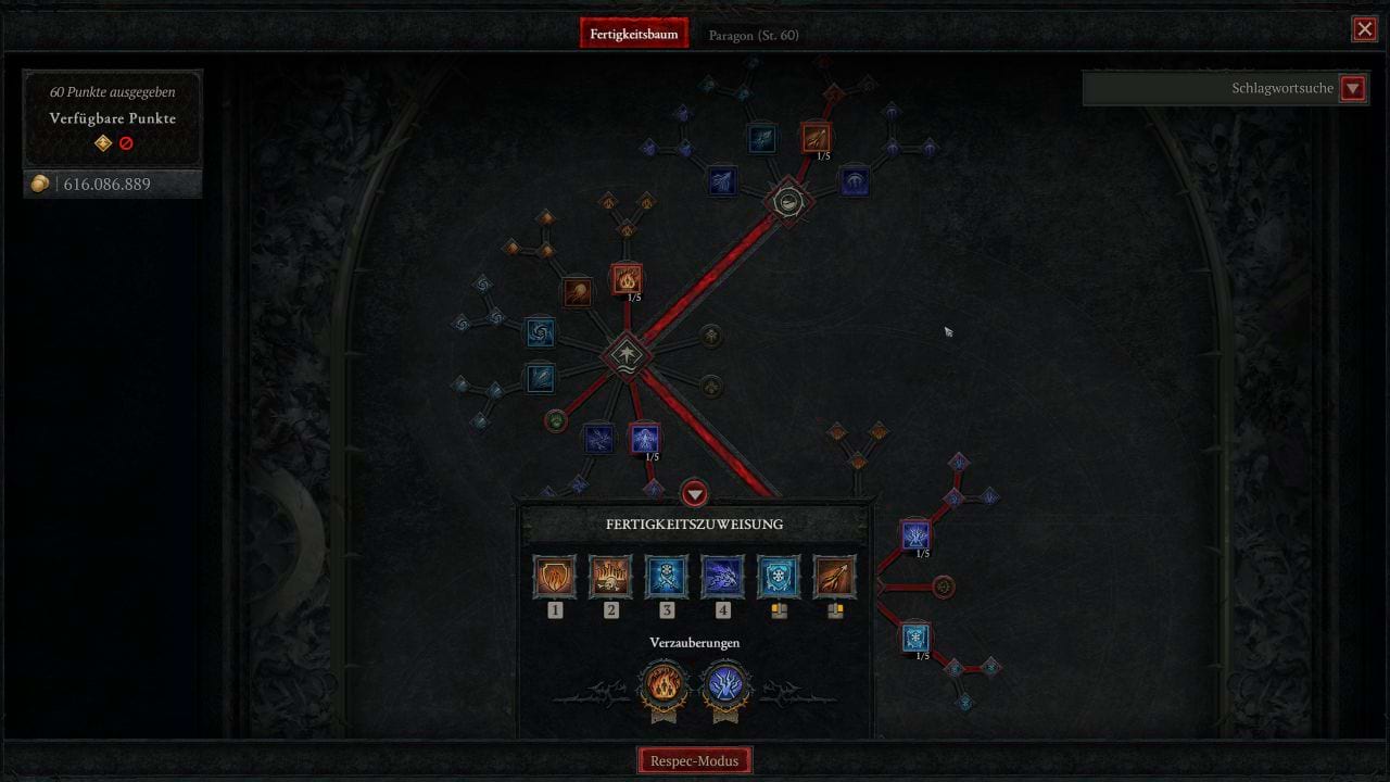 Firestorm Ballerina Sorc Skillung für den Zauberer in Diablo 4
