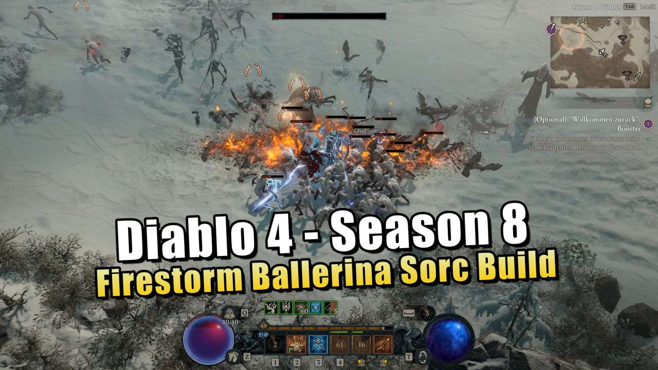 Diablo 4 Season 8: Firestorm Ballerina Build macht deinen Zauberer unschlagbar