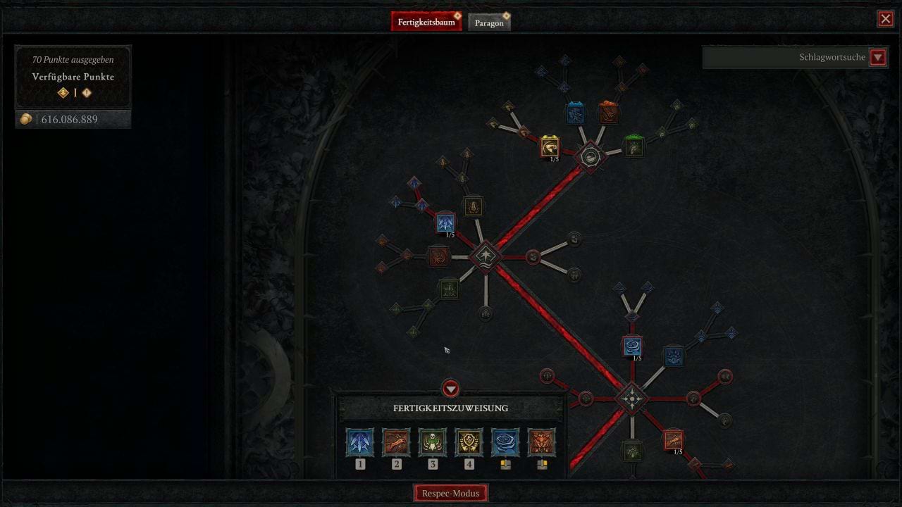Quill Volley Poison Skillung für den Geistgeborenen in Diablo 4
