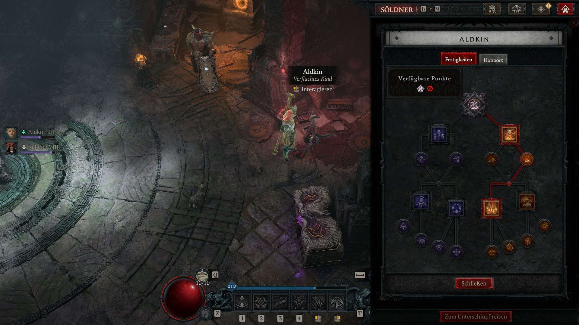 Diablo 4: Auswahl der Söldner-Fähigkeiten für den Lightning Spear Sorc Build