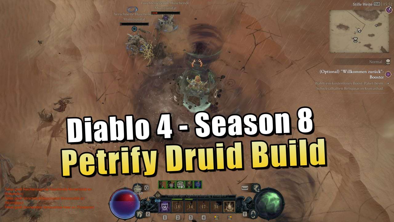 Diablo 4 Season 8: Petrify Druid Build für den Druiden