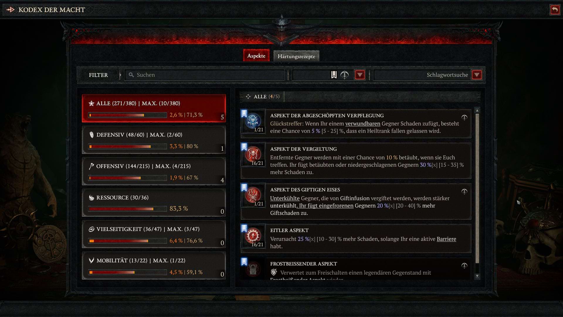 Diablo 4: Aspekte für den Rapid Fire Rogue Build