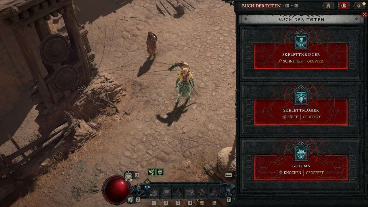 Diablo 4: Aspekte für den Corruption Necro Build