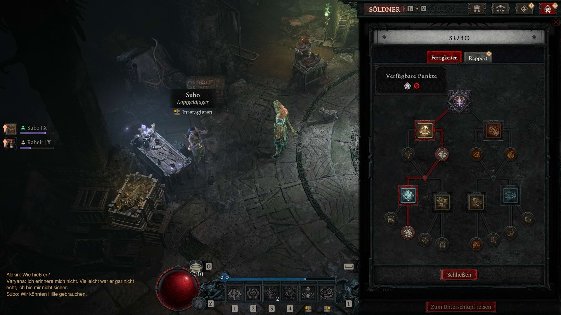 Diablo 4: Auswahl der Söldner-Fähigkeiten für den Flay Bleed Barb Build